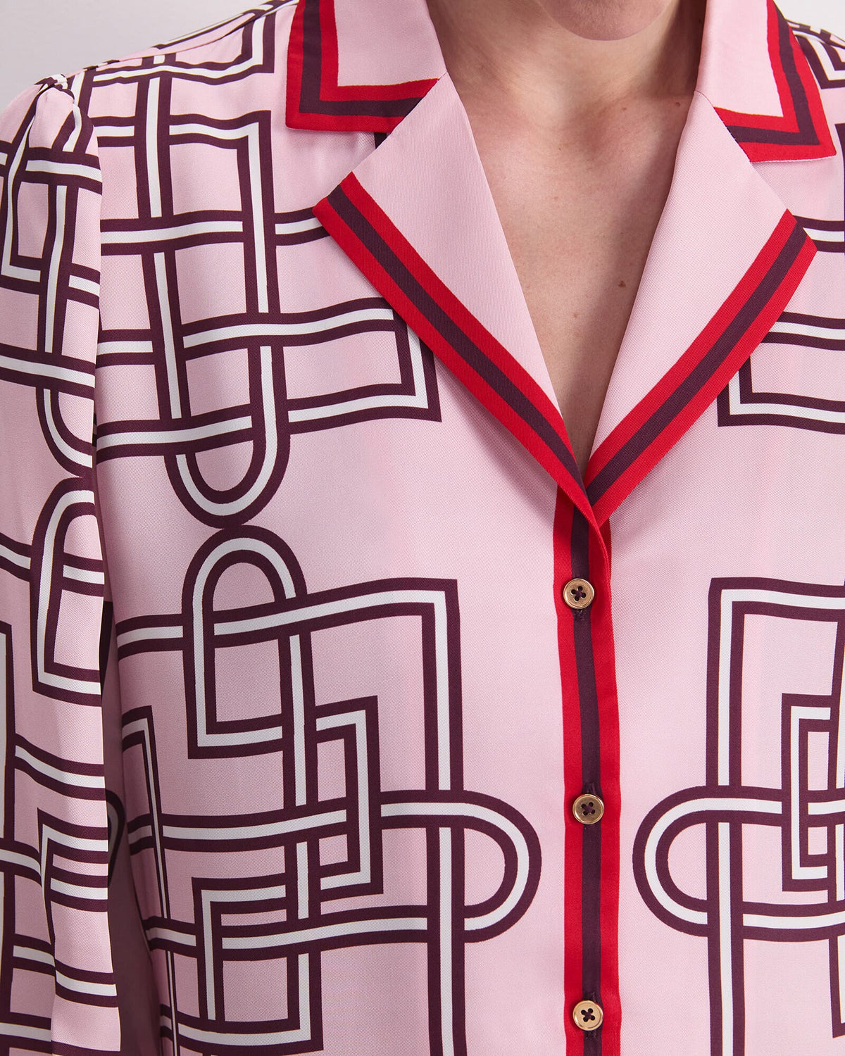 Rhodes Print Blouse