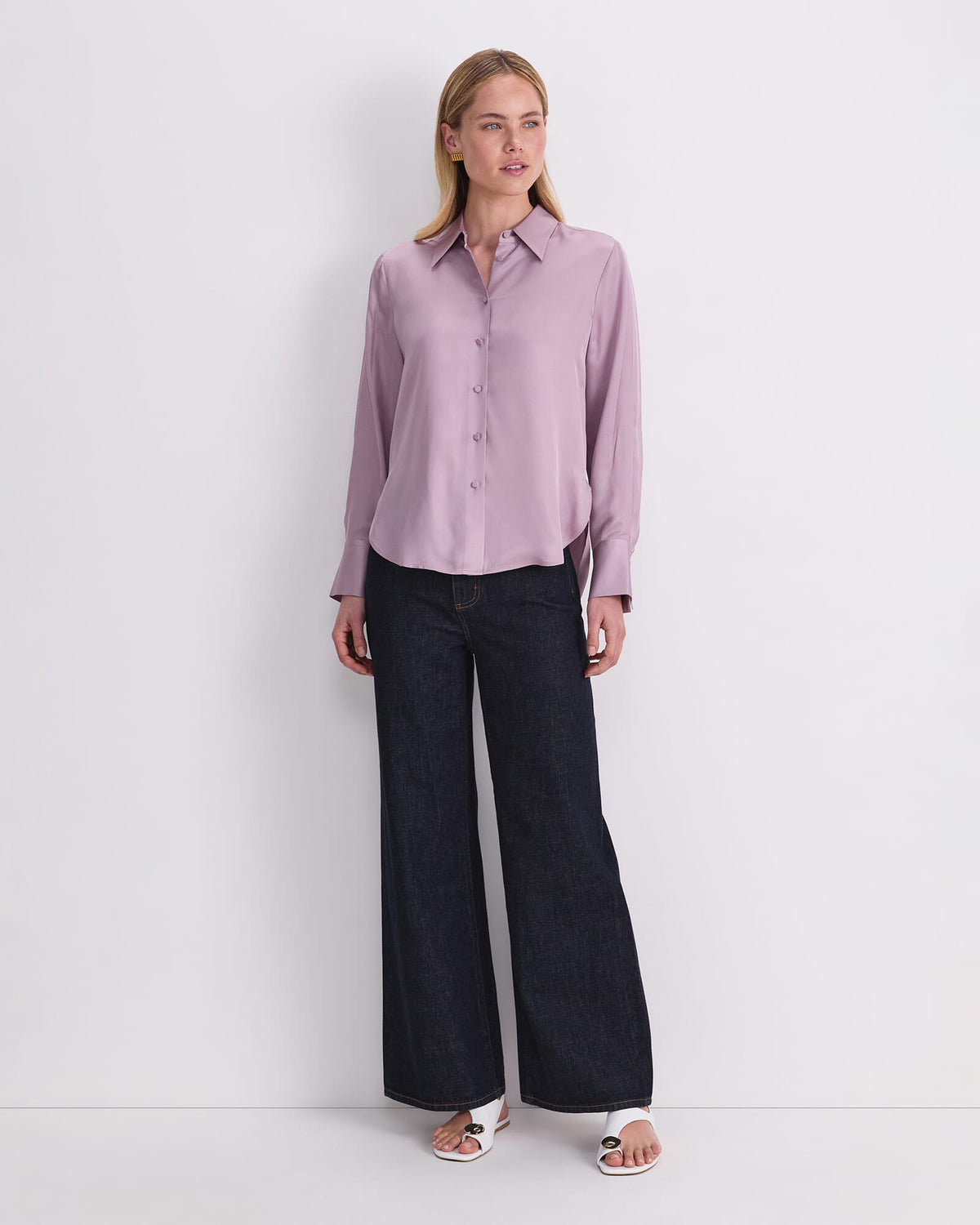 Yara Drape Long Sleeve Shirt