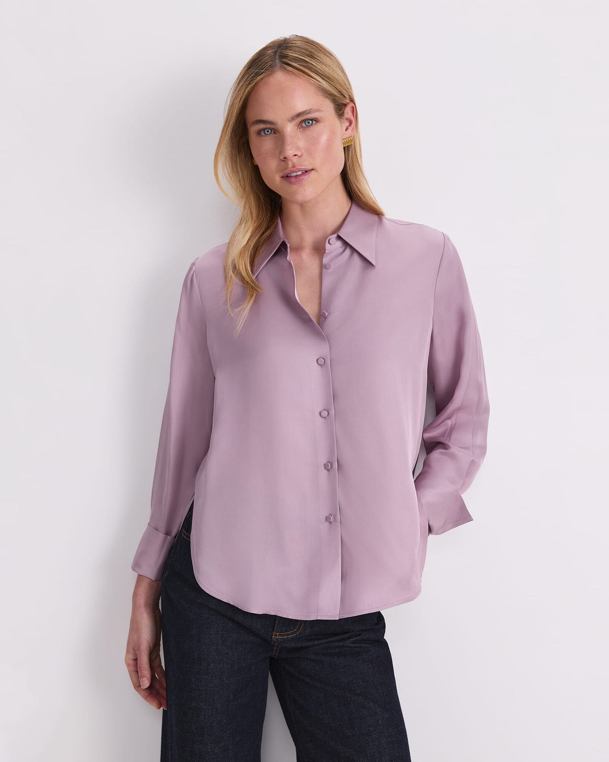 Yara Drape Long Sleeve Shirt