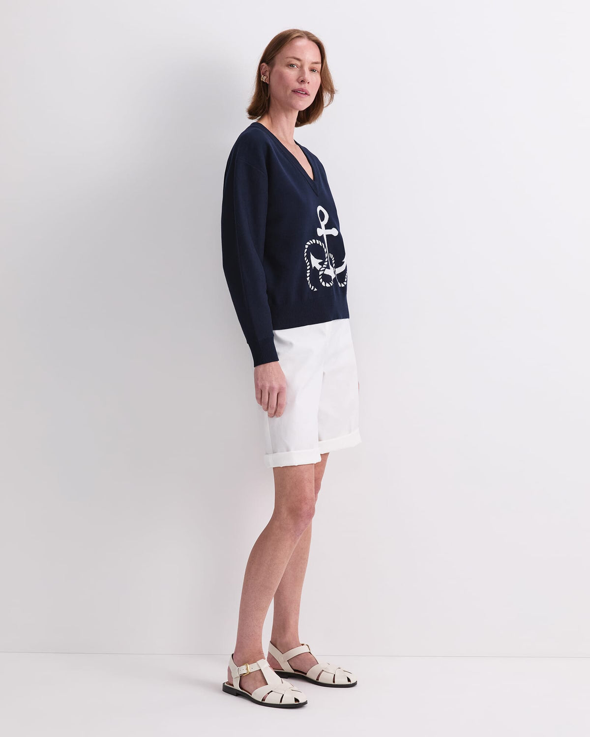 Anchor Jaquard Sweater