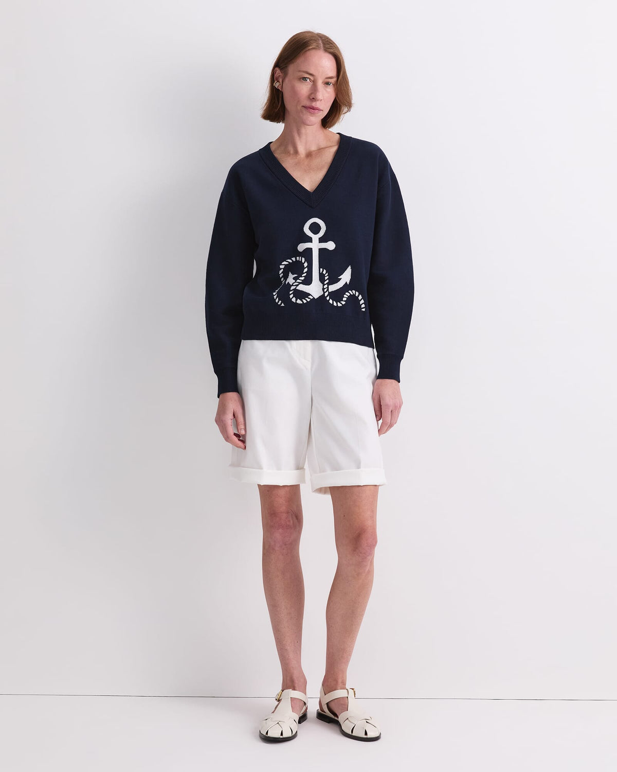 Anchor Jaquard Sweater