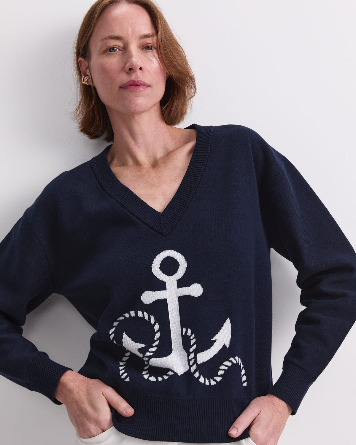 Anchor Jaquard Sweater