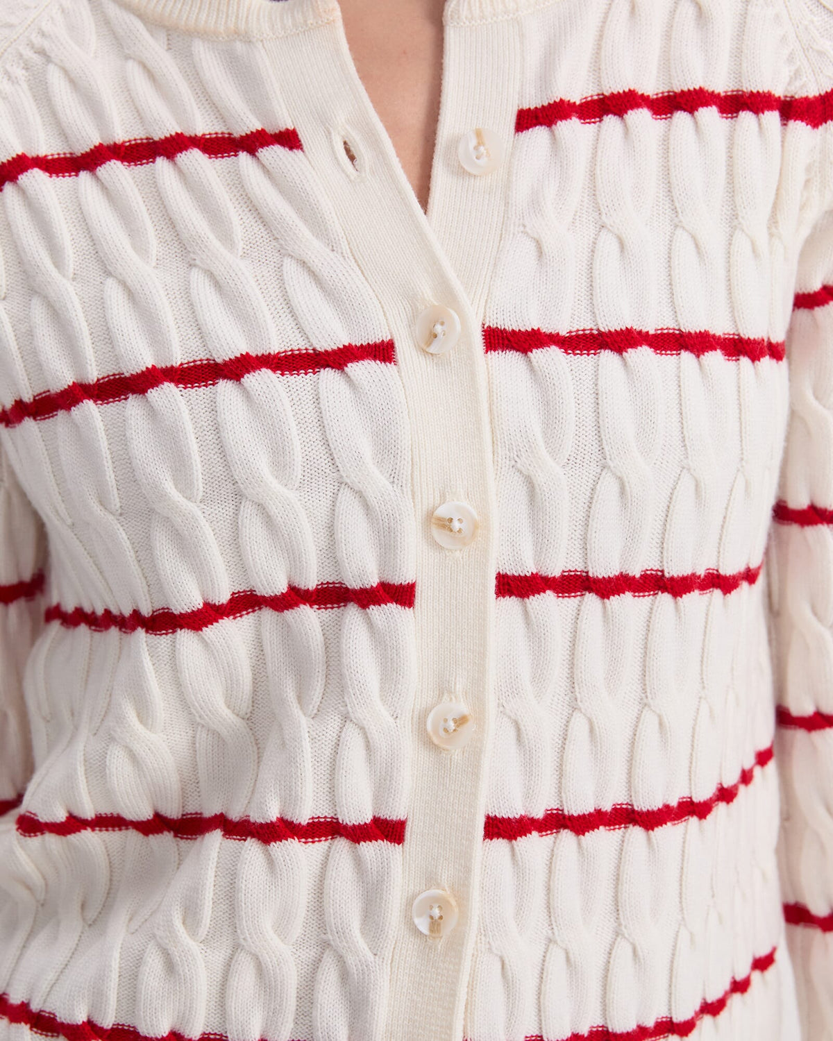 Merino Cable Cardigan