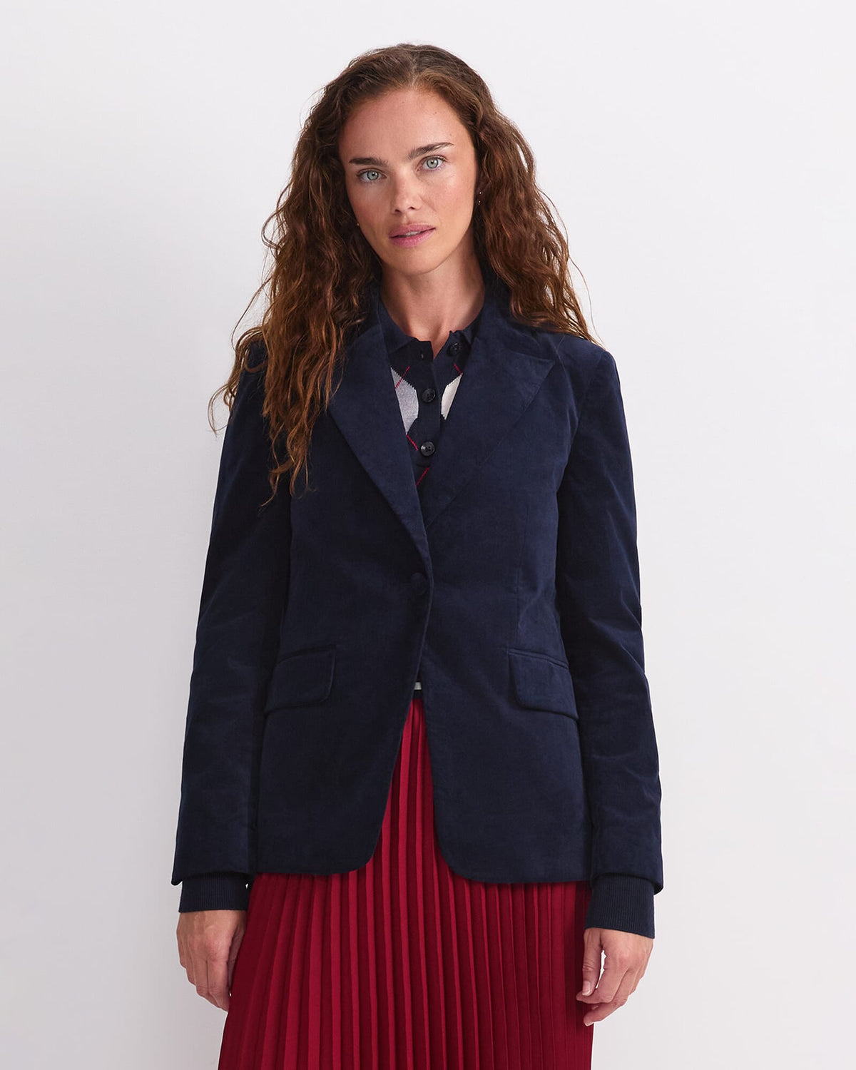 Thea Velvet Blazer