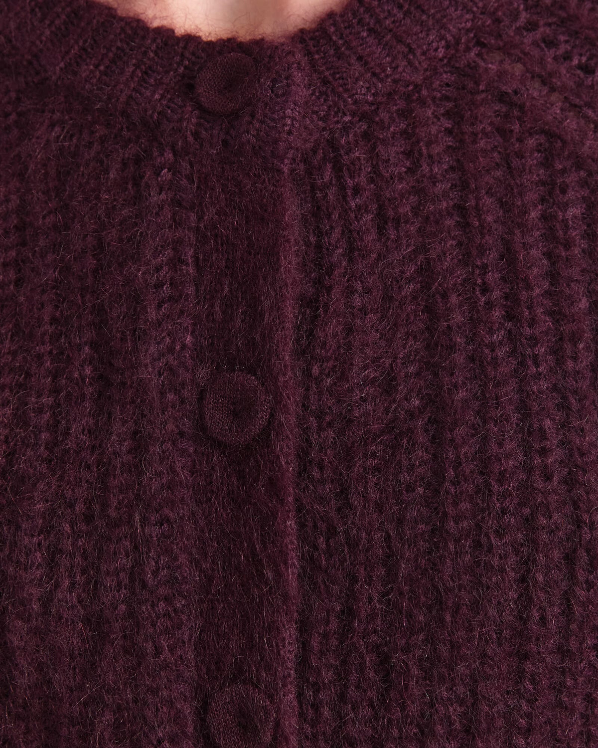 Tatiana Mohair Twist Cardigan