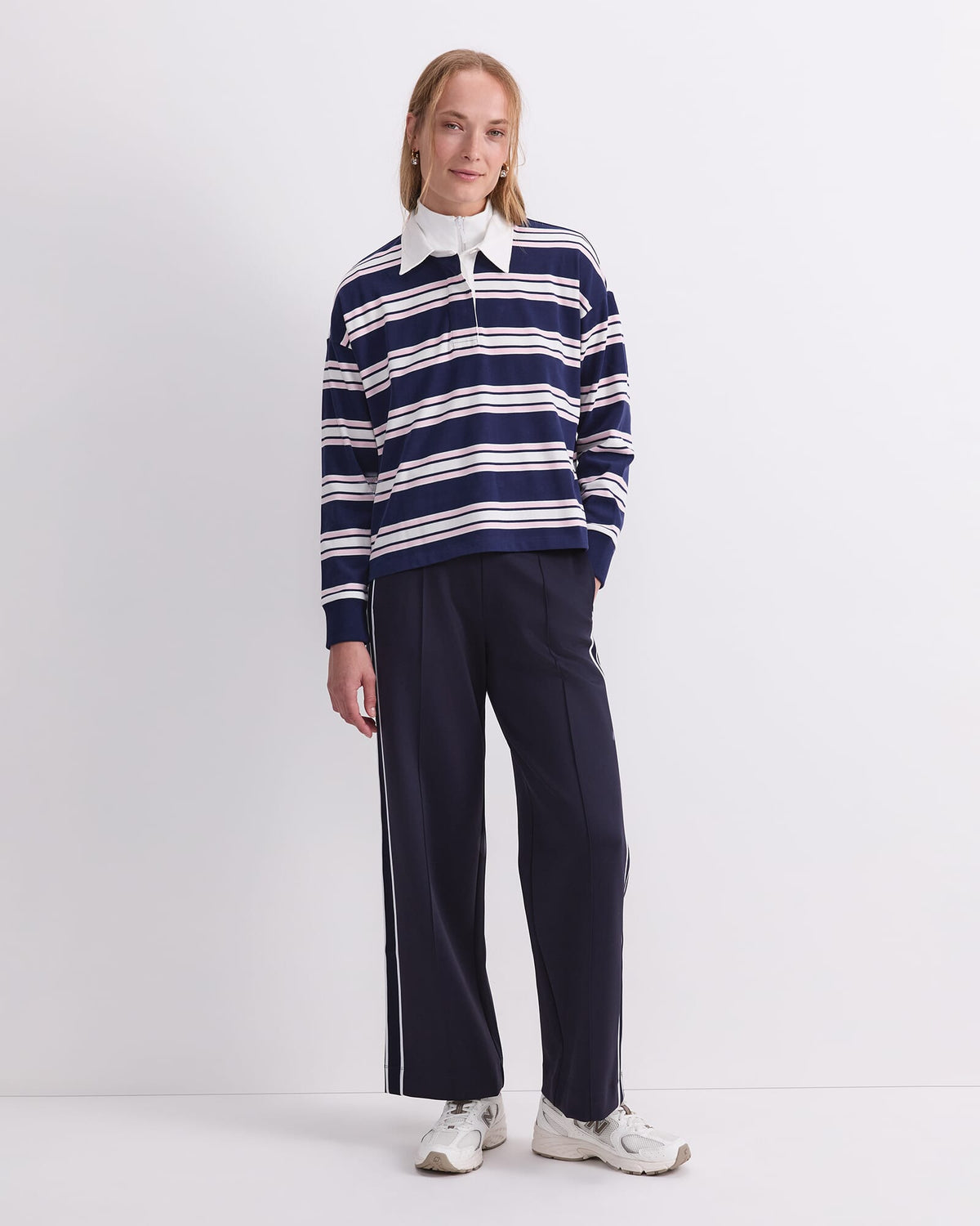 Kiaya Cropped Rugby Shirt