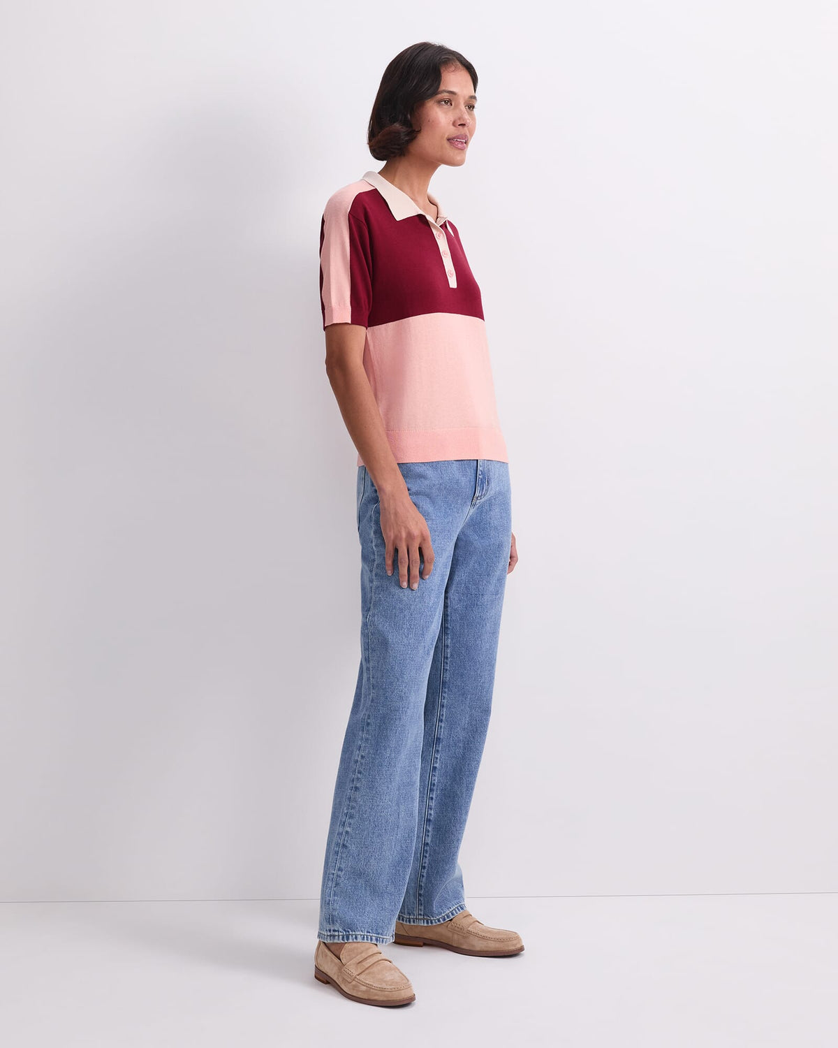 Alphine Cotton Silk Polo