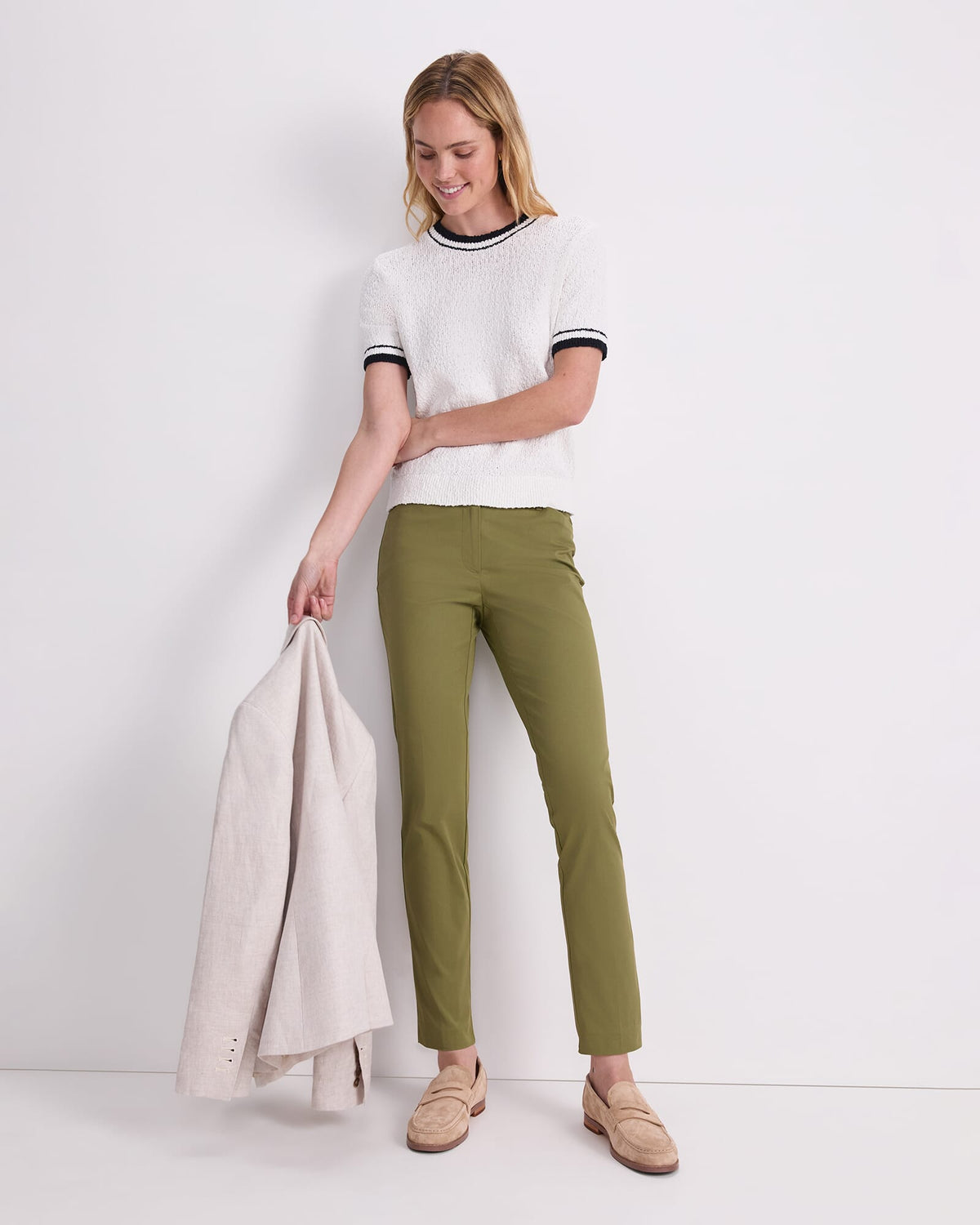 Cotton Crew Neck Knit