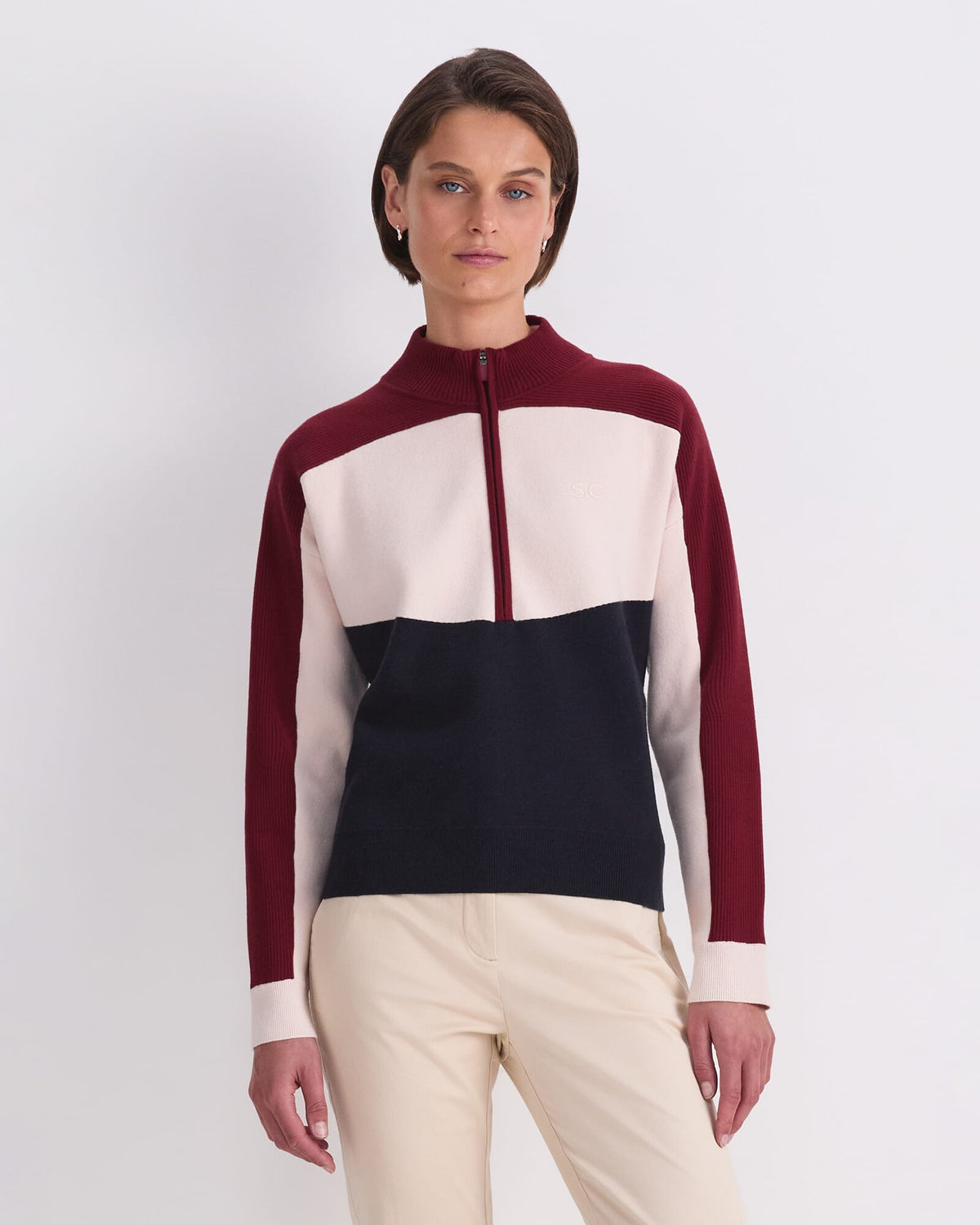Club Sport Half Zip Knit