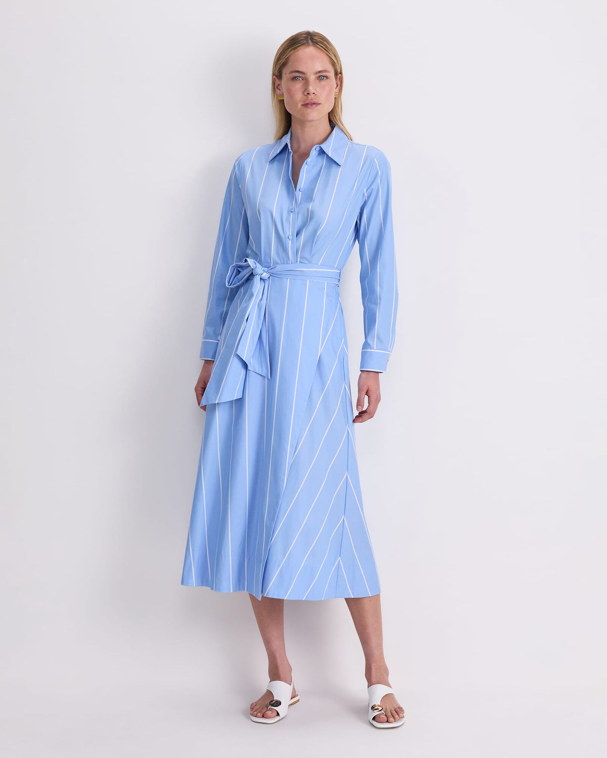 Etta Stripe Sarong Dress