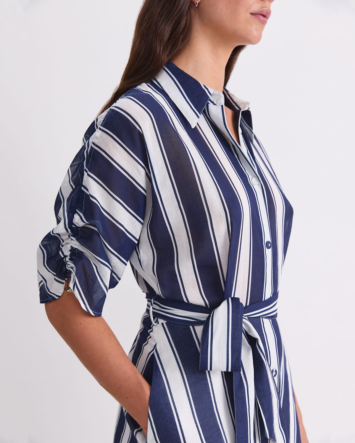 Dinah Cotton Stripe Dress