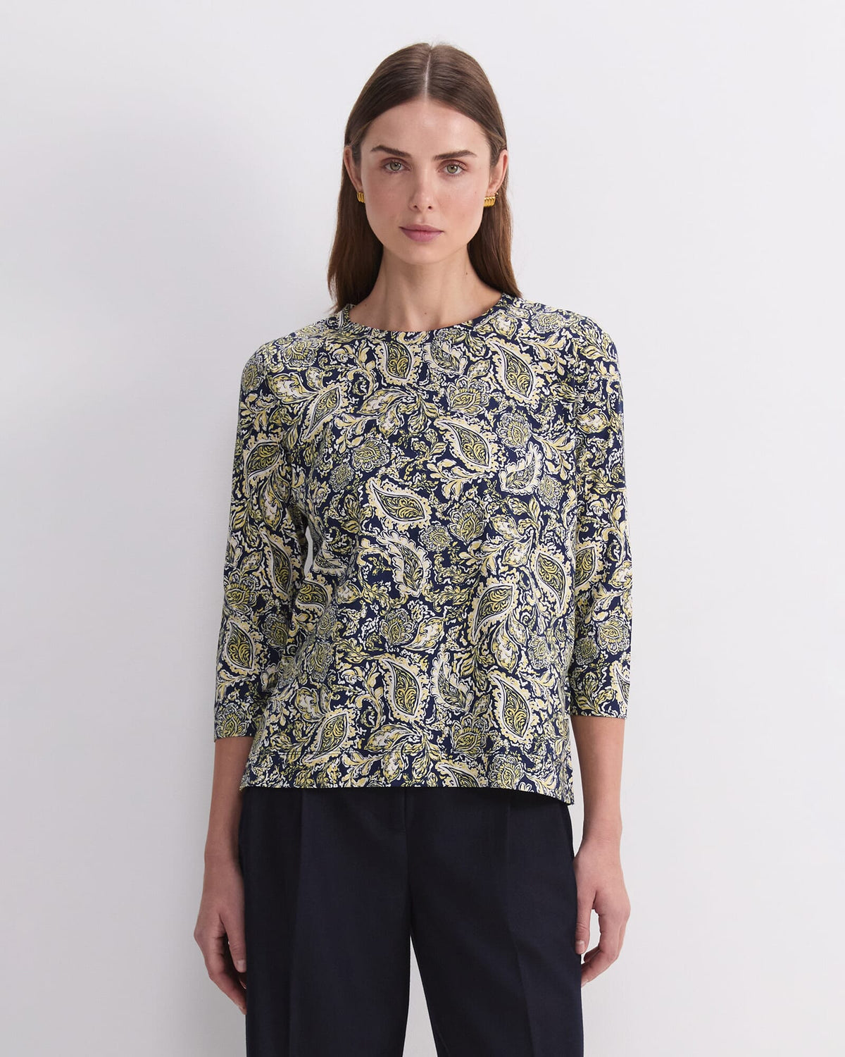 Paisley Mercerised Tee
