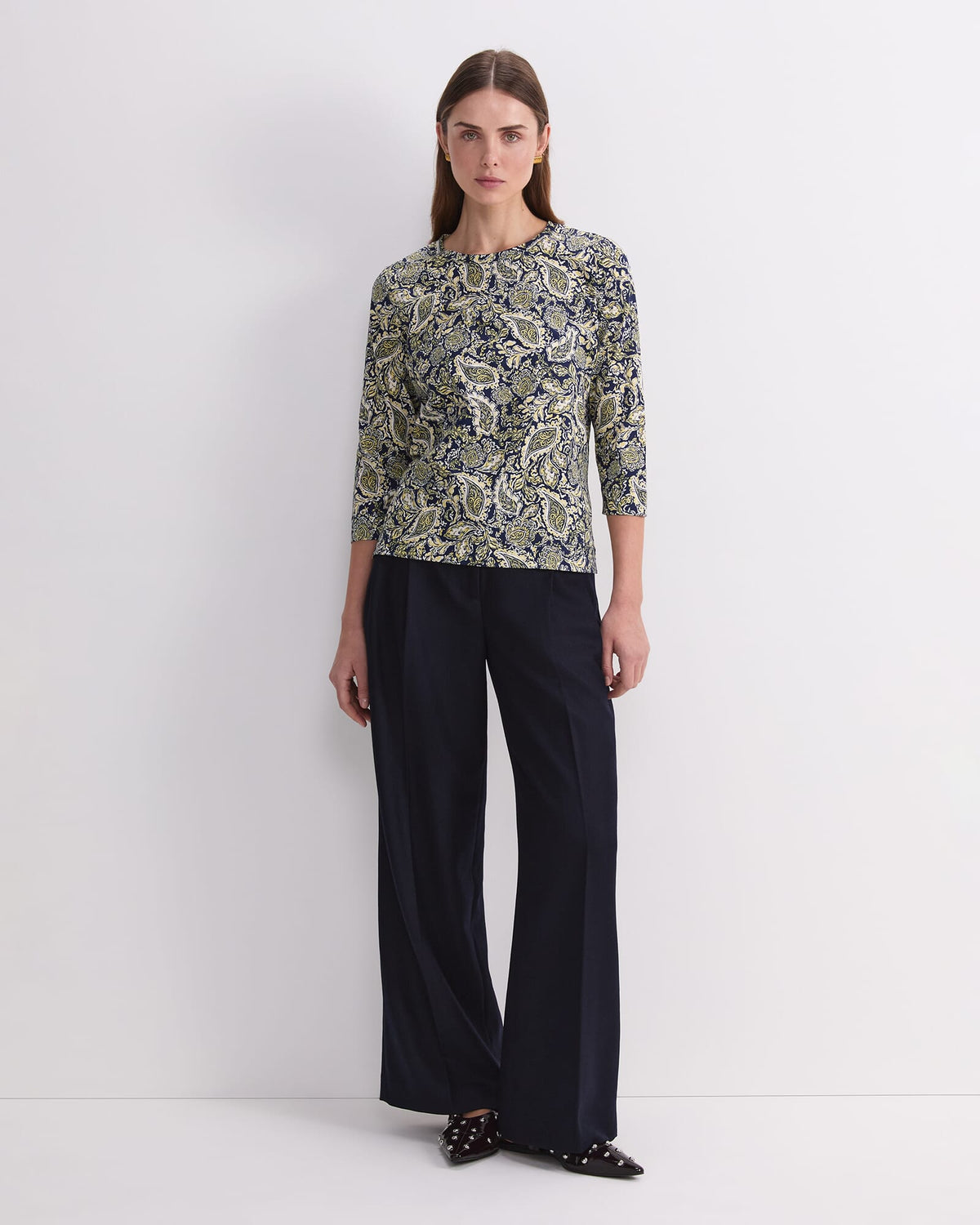 Paisley Mercerised Tee