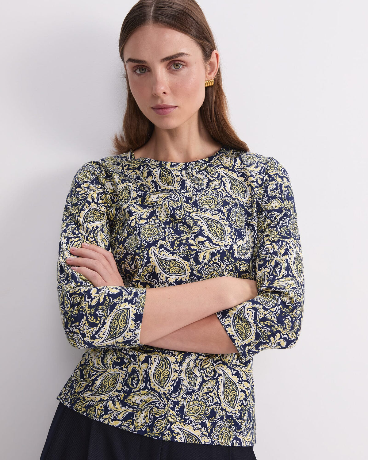 Paisley Mercerised Tee