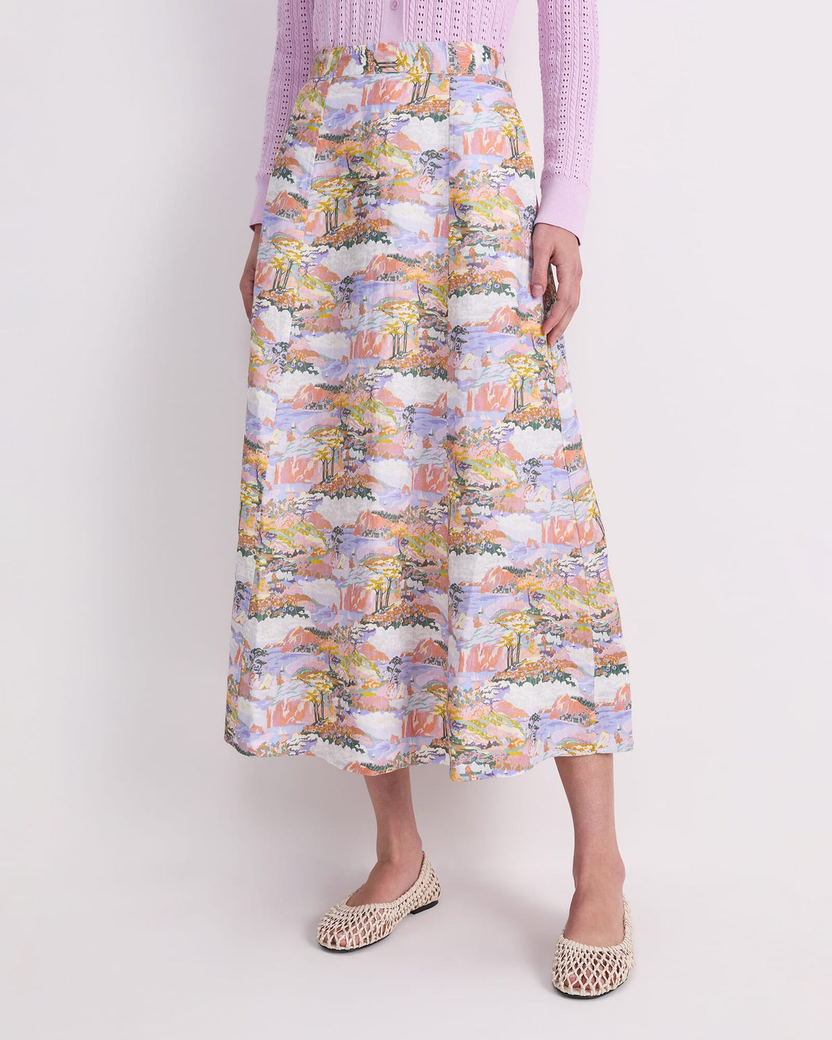 Coastal Parade Liberty Midi Skirt