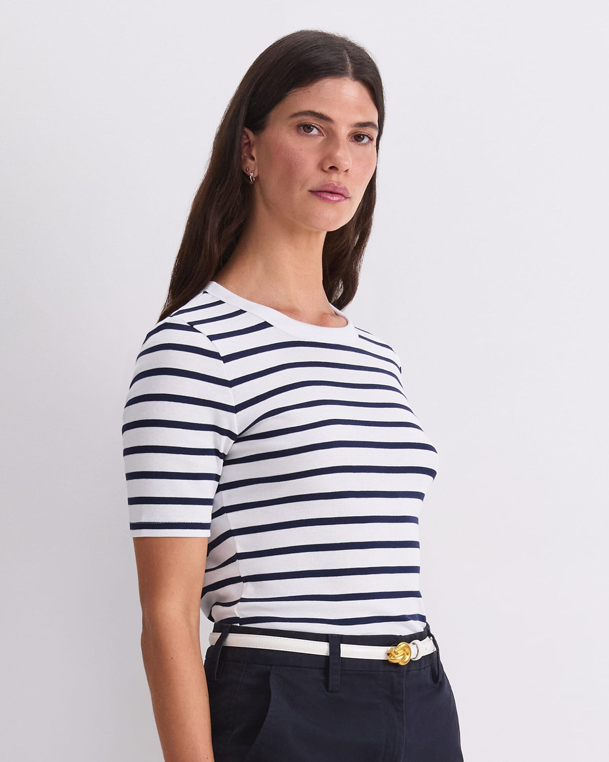 Heidi Stripe Short Sleeve Tee