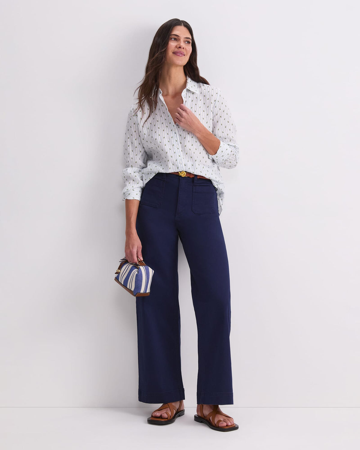 Hampton Stripe Linen Shirt