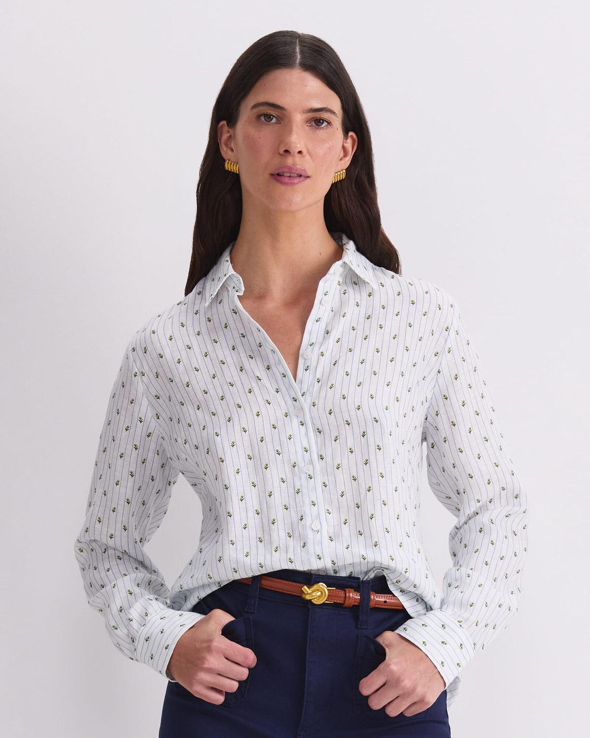 Hampton Stripe Linen Shirt