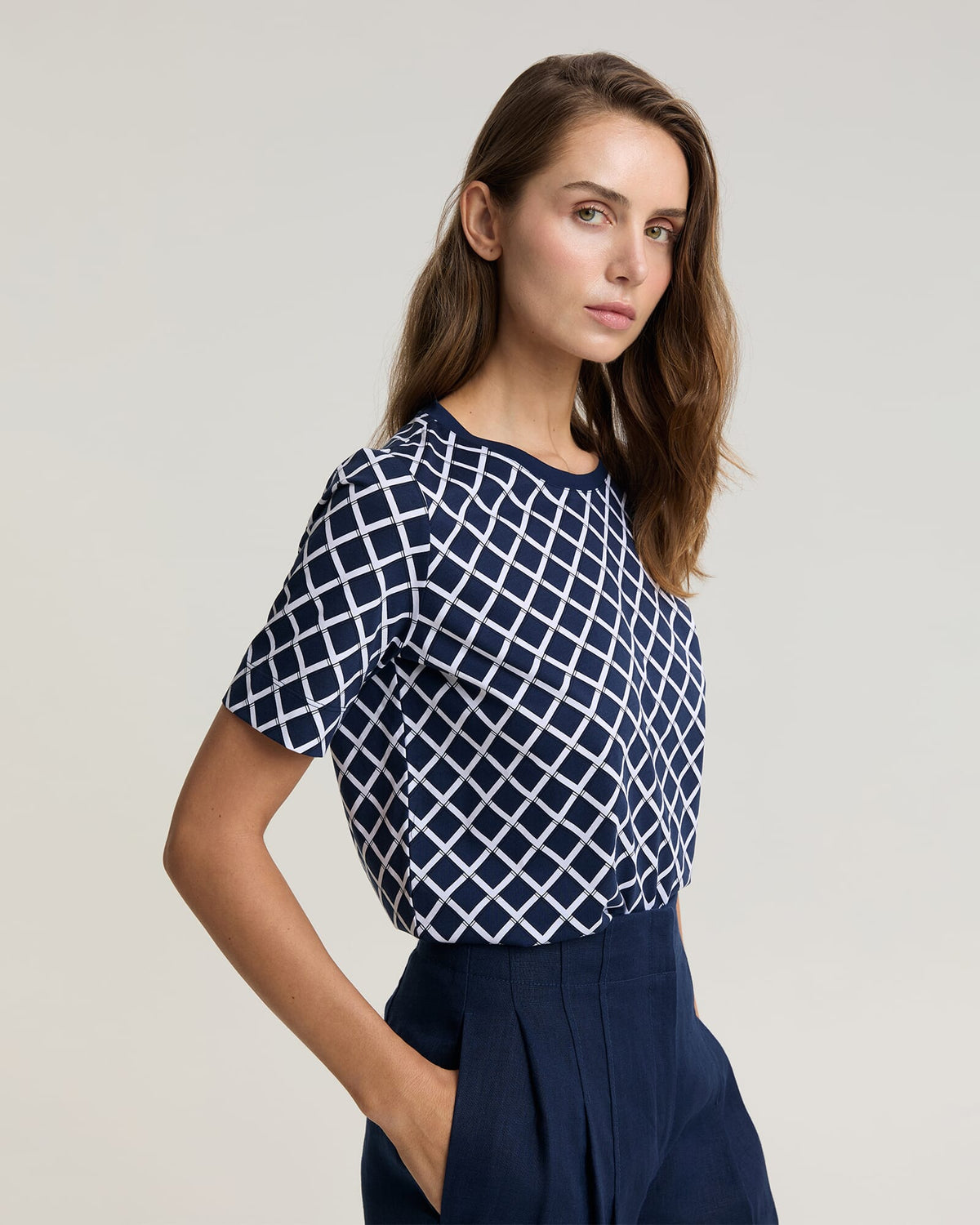 Geo Print Merc Tee