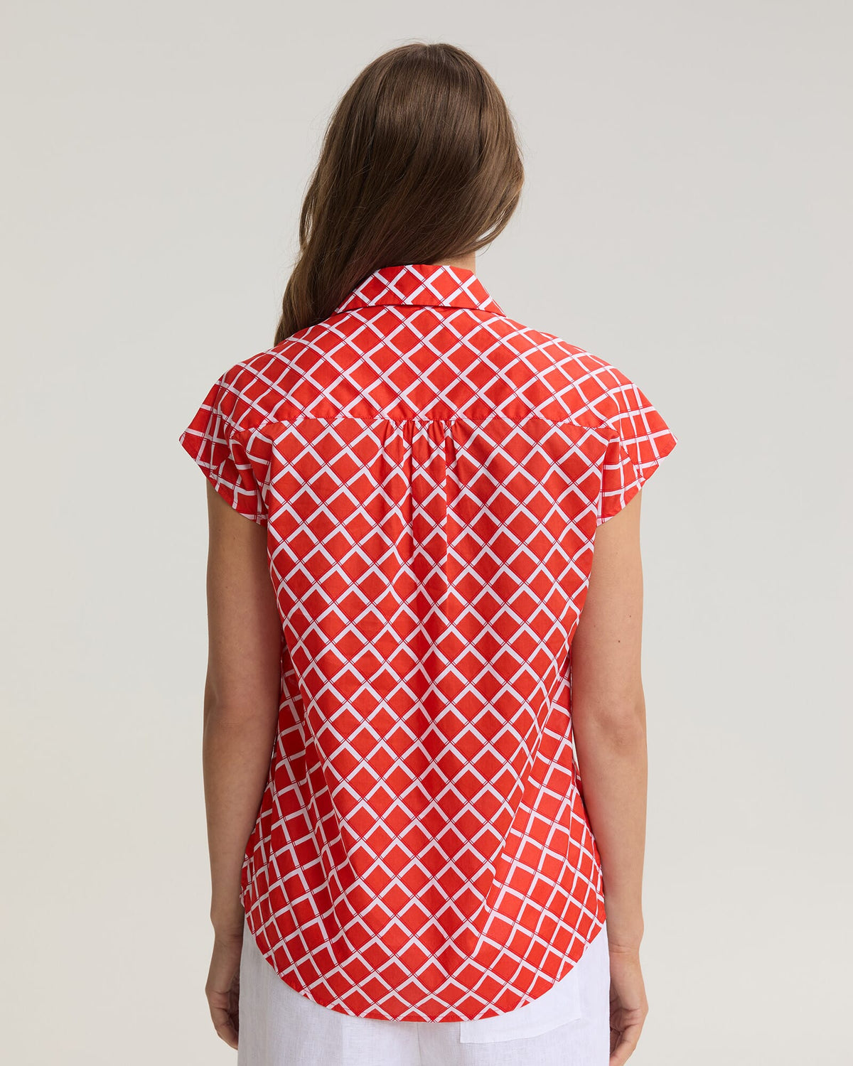 Geo Lily Voile Shirt