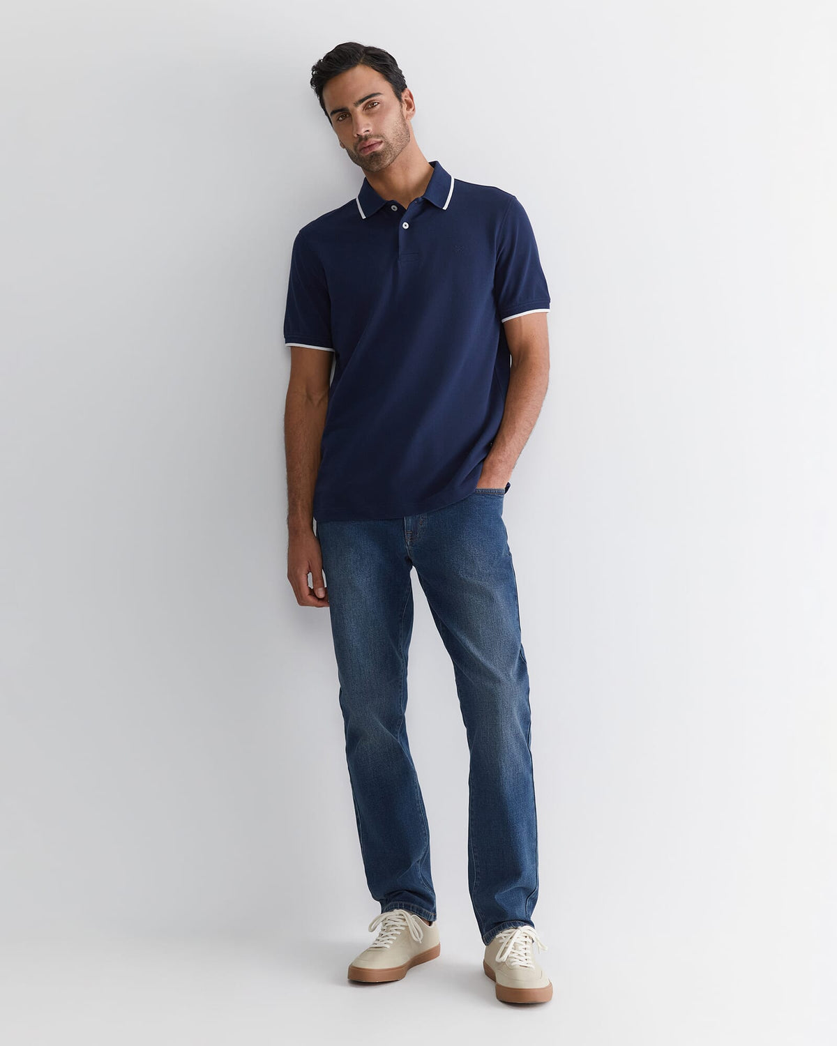 SC Tipped Pique Polo