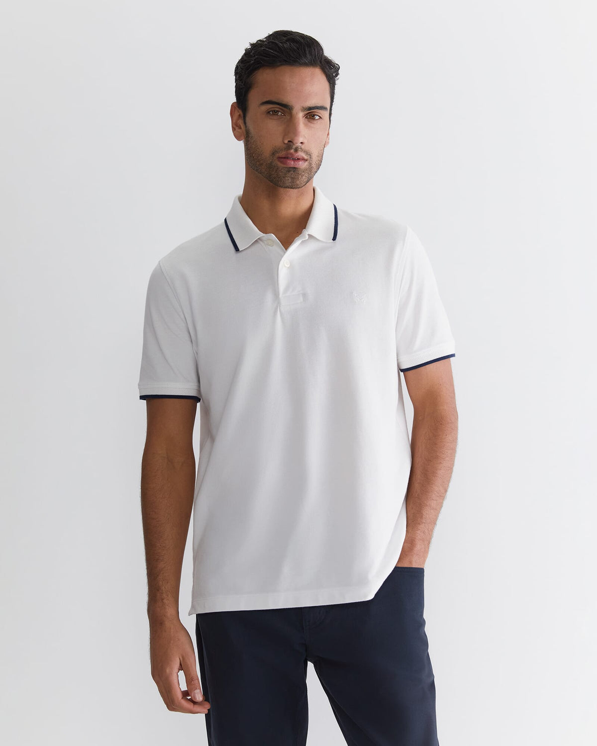 SC Tipped Pique Polo