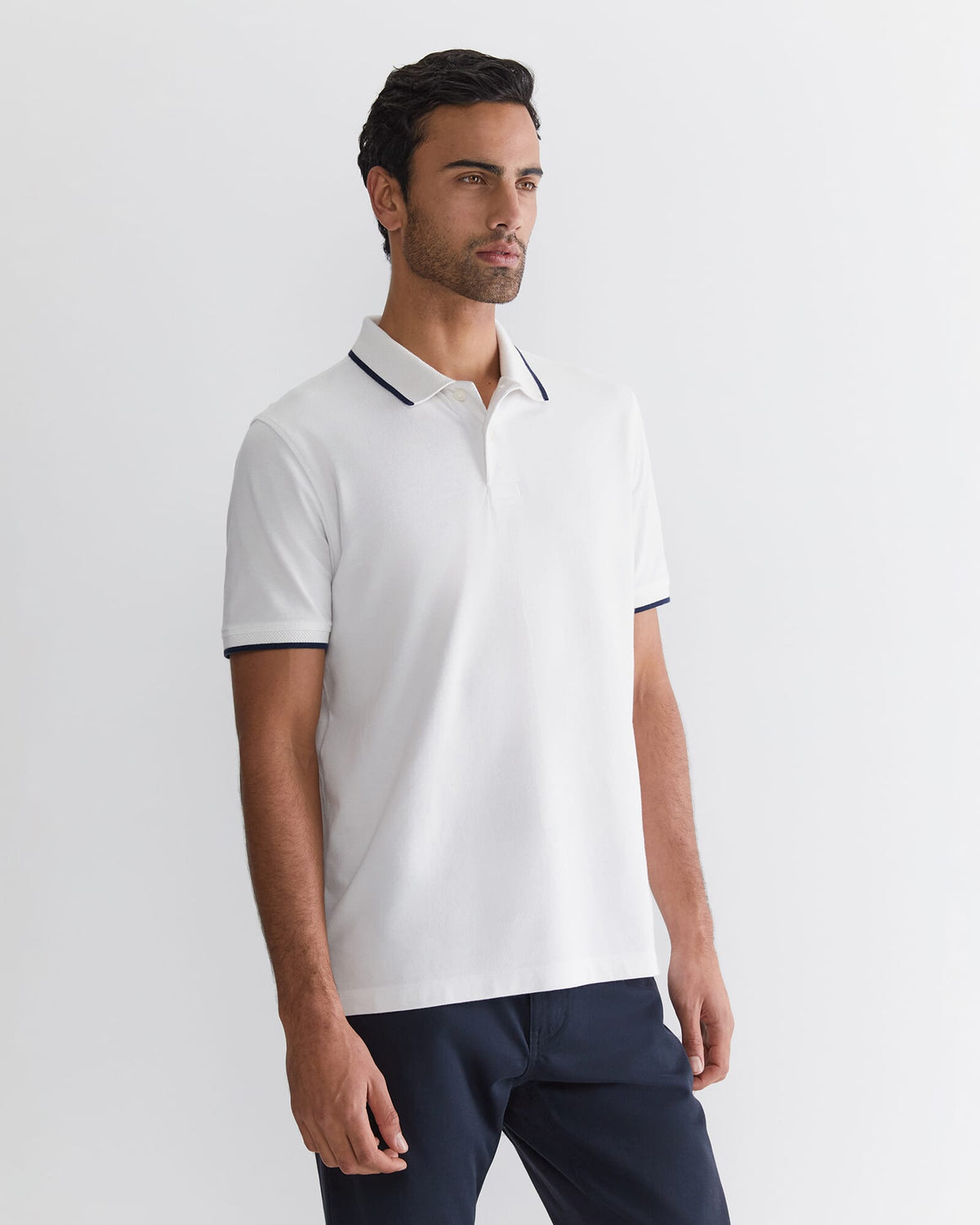 SC Tipped Pique Polo