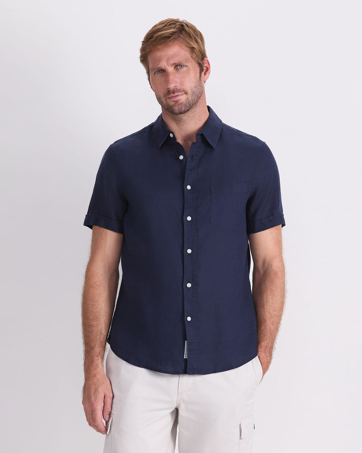 Short Sleeve Linen Shirt