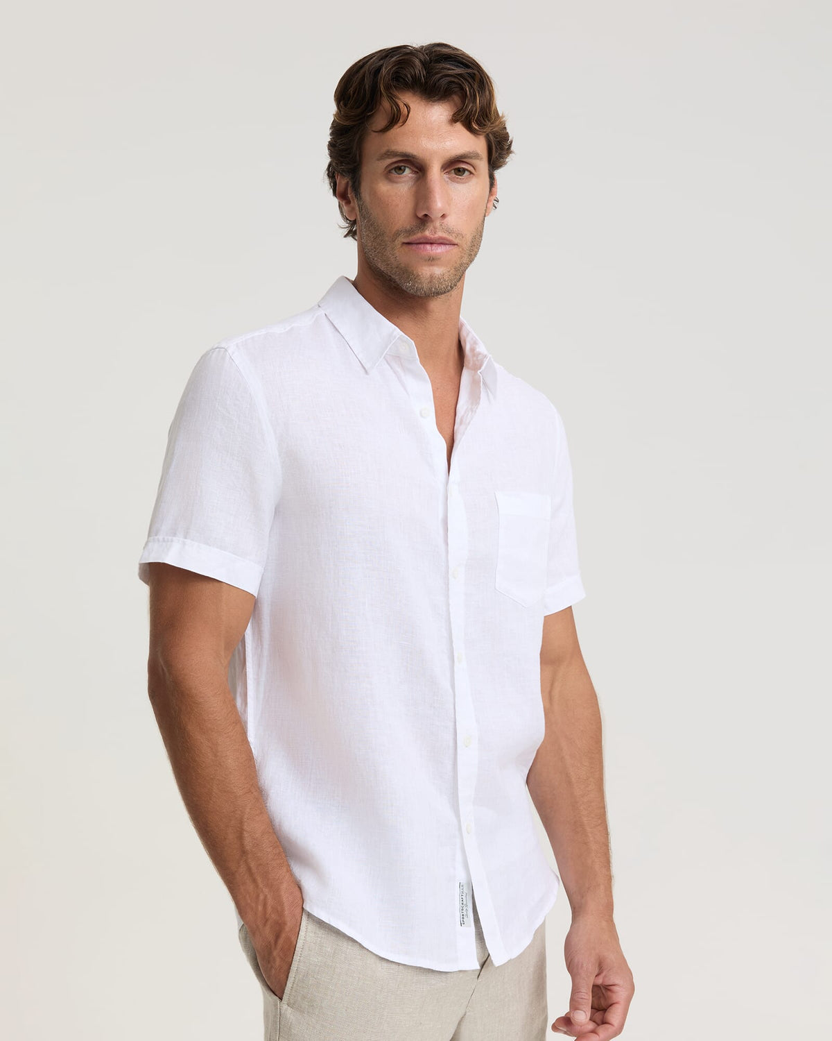 Short Sleeve Linen Shirt