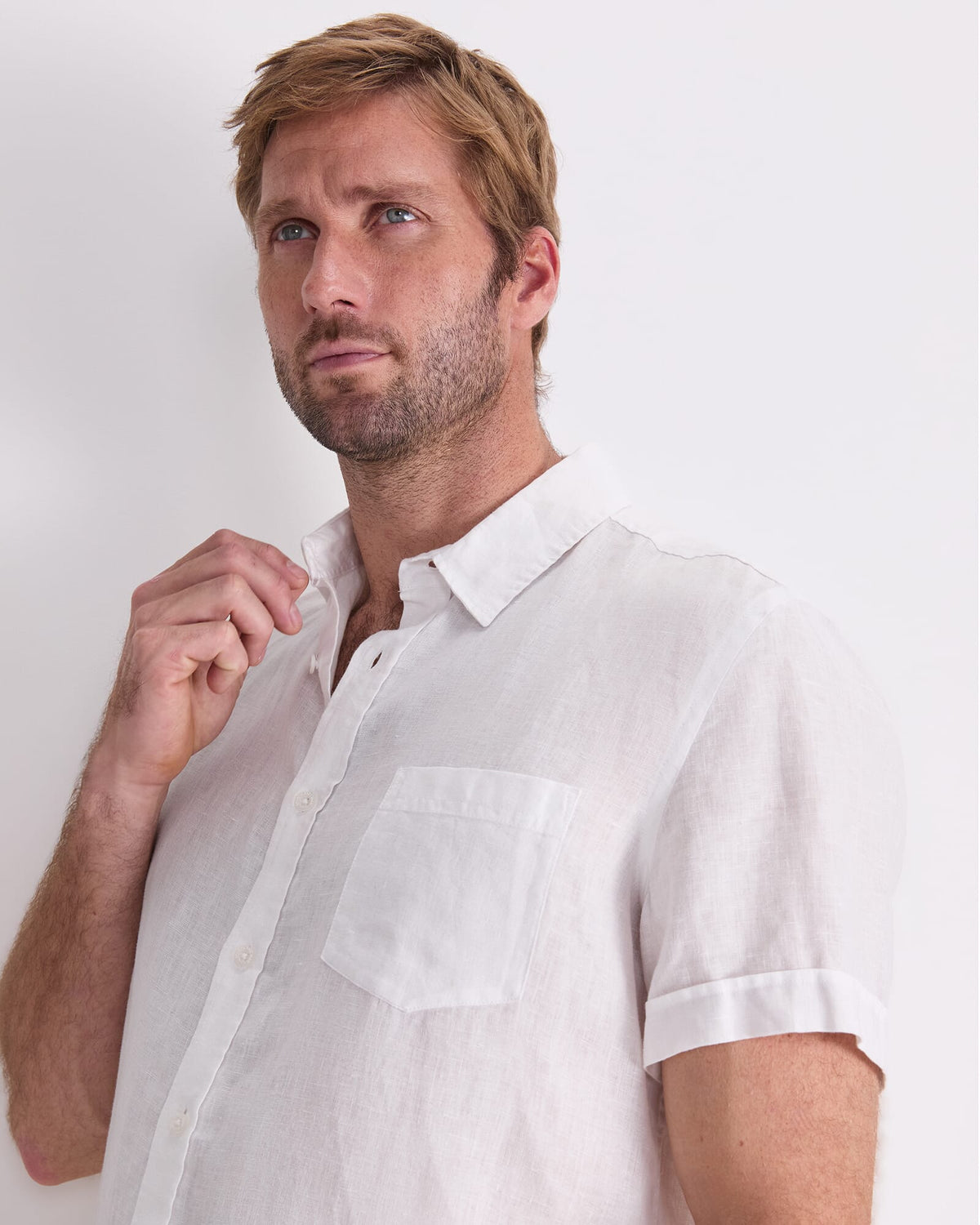 Short Sleeve Linen Shirt