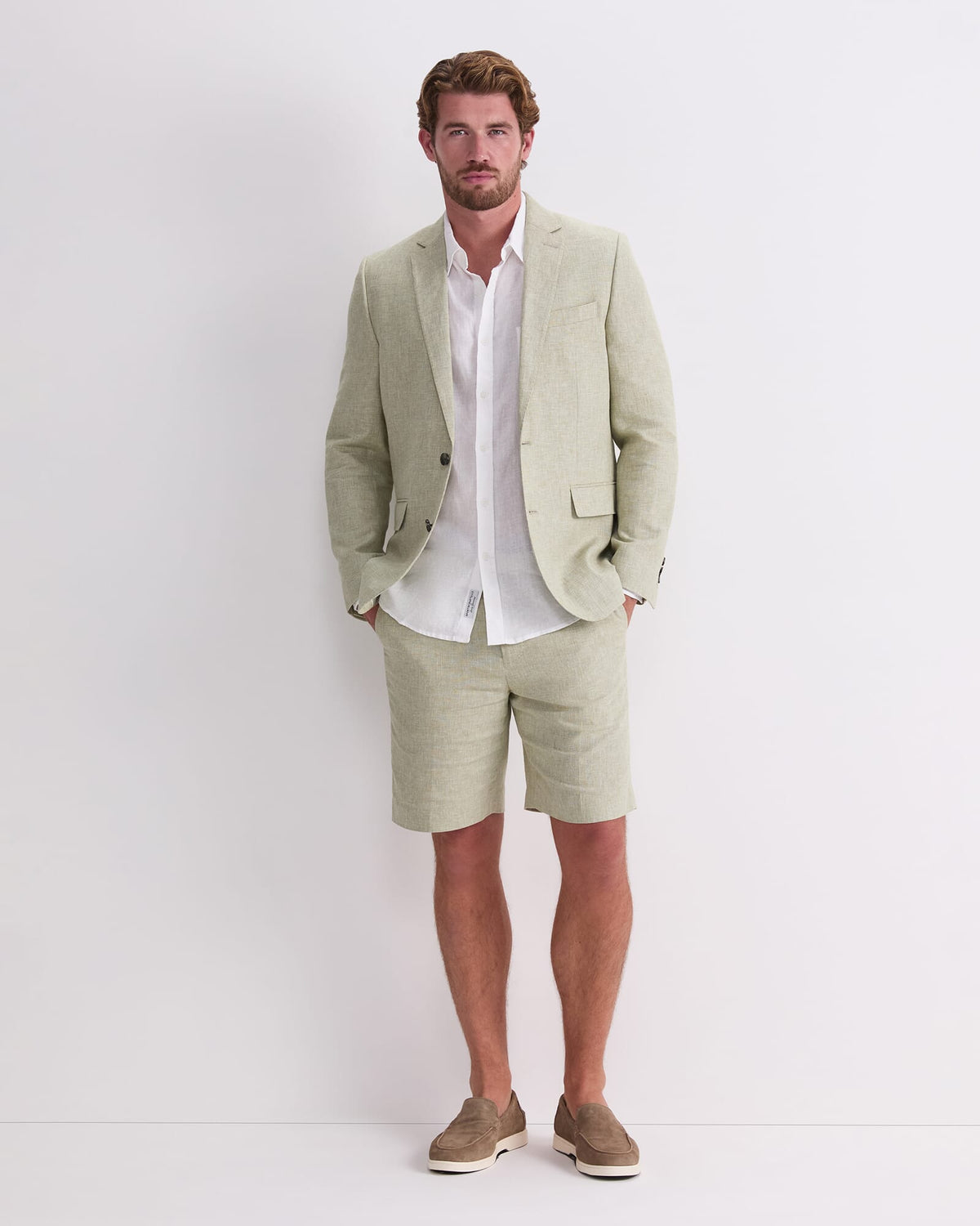 Ridley Linen Blend Suit Jacket