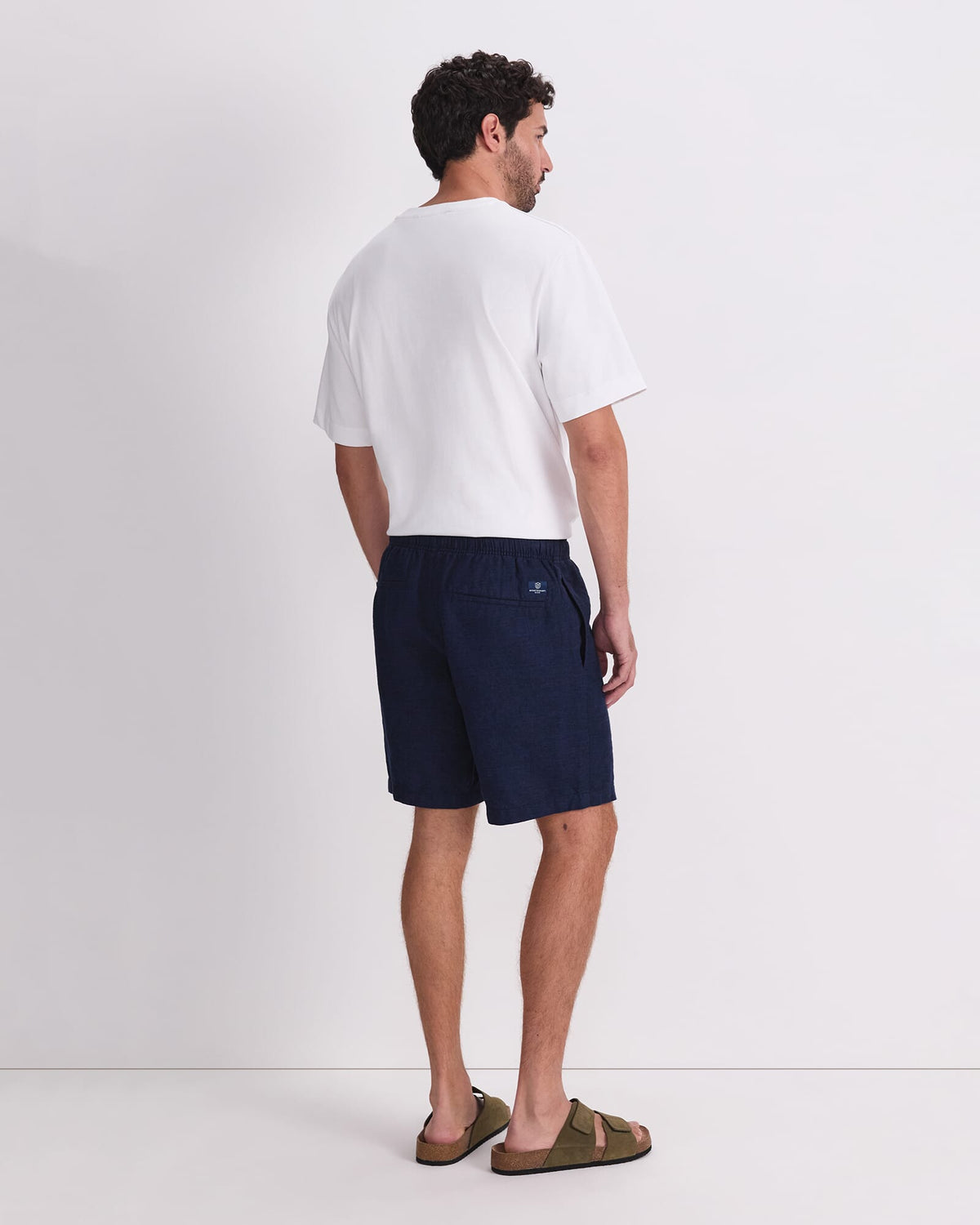 Caffery Yarn-Dyed Linen Short