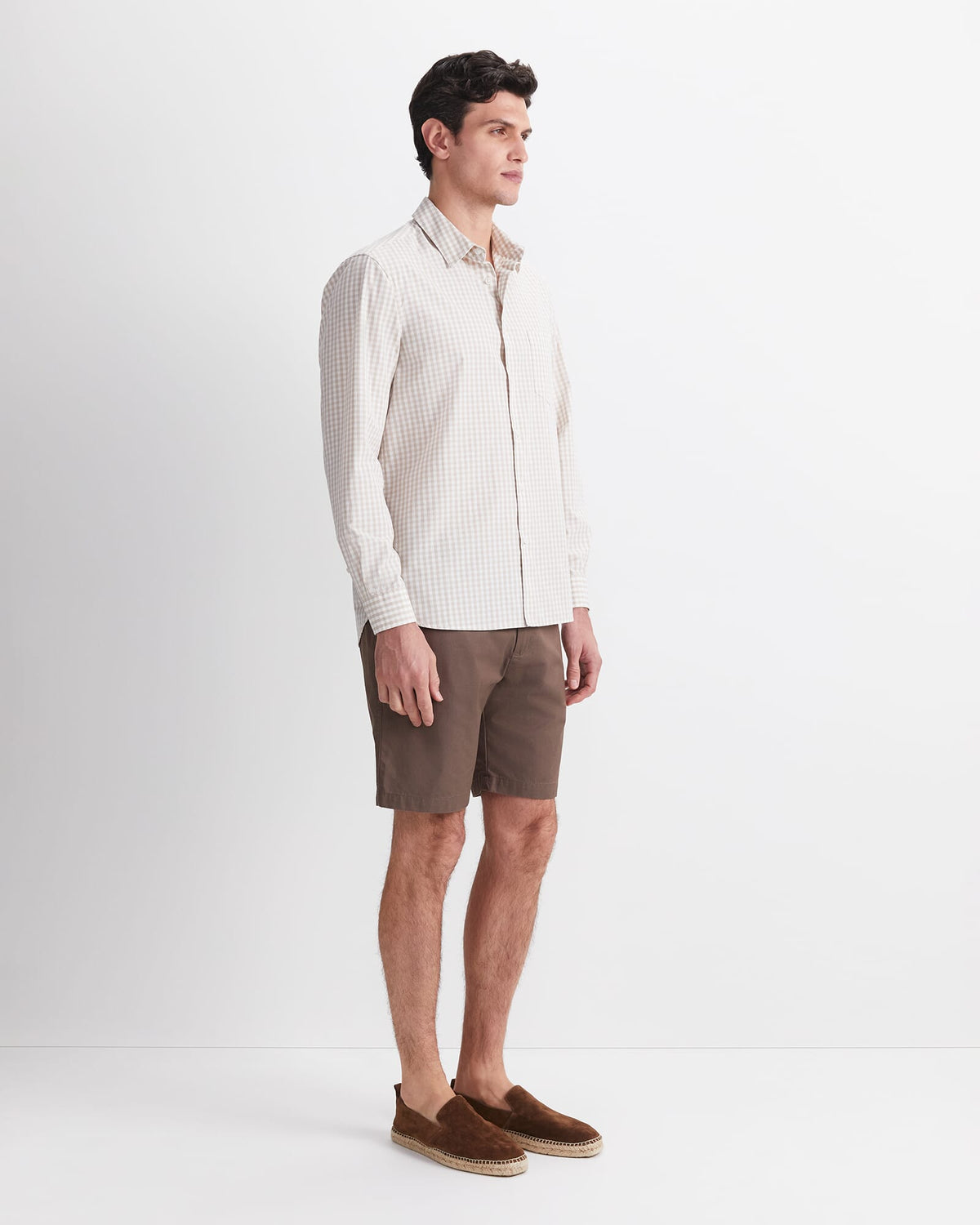 Thomas Long Sleeve Gingham Shirt