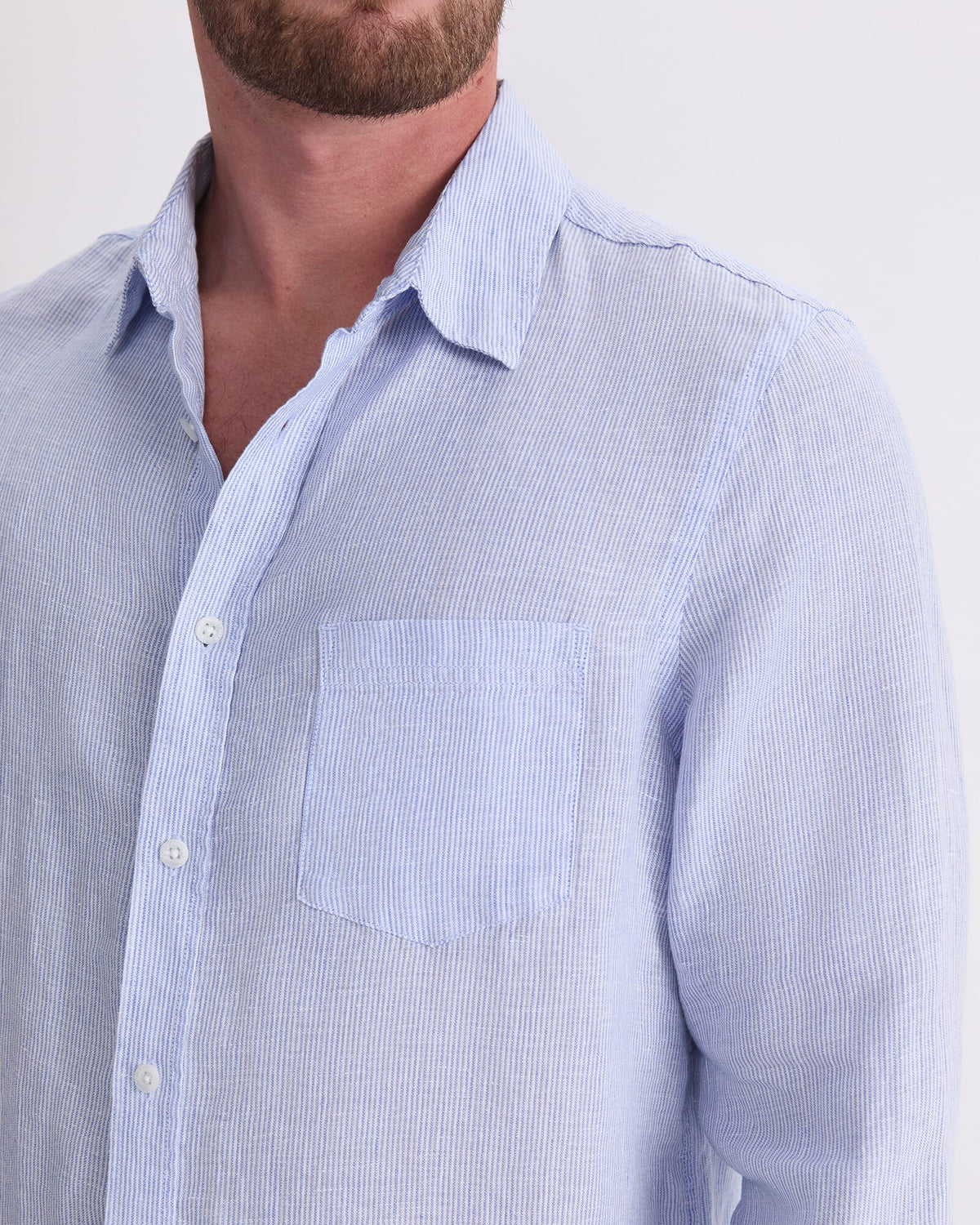 Vinnie Long Sleeve Linen Shirt