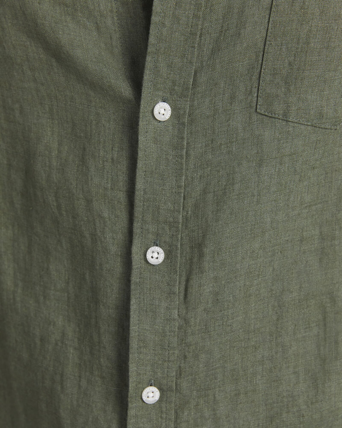 Linen Long Sleeve Delave Shirt