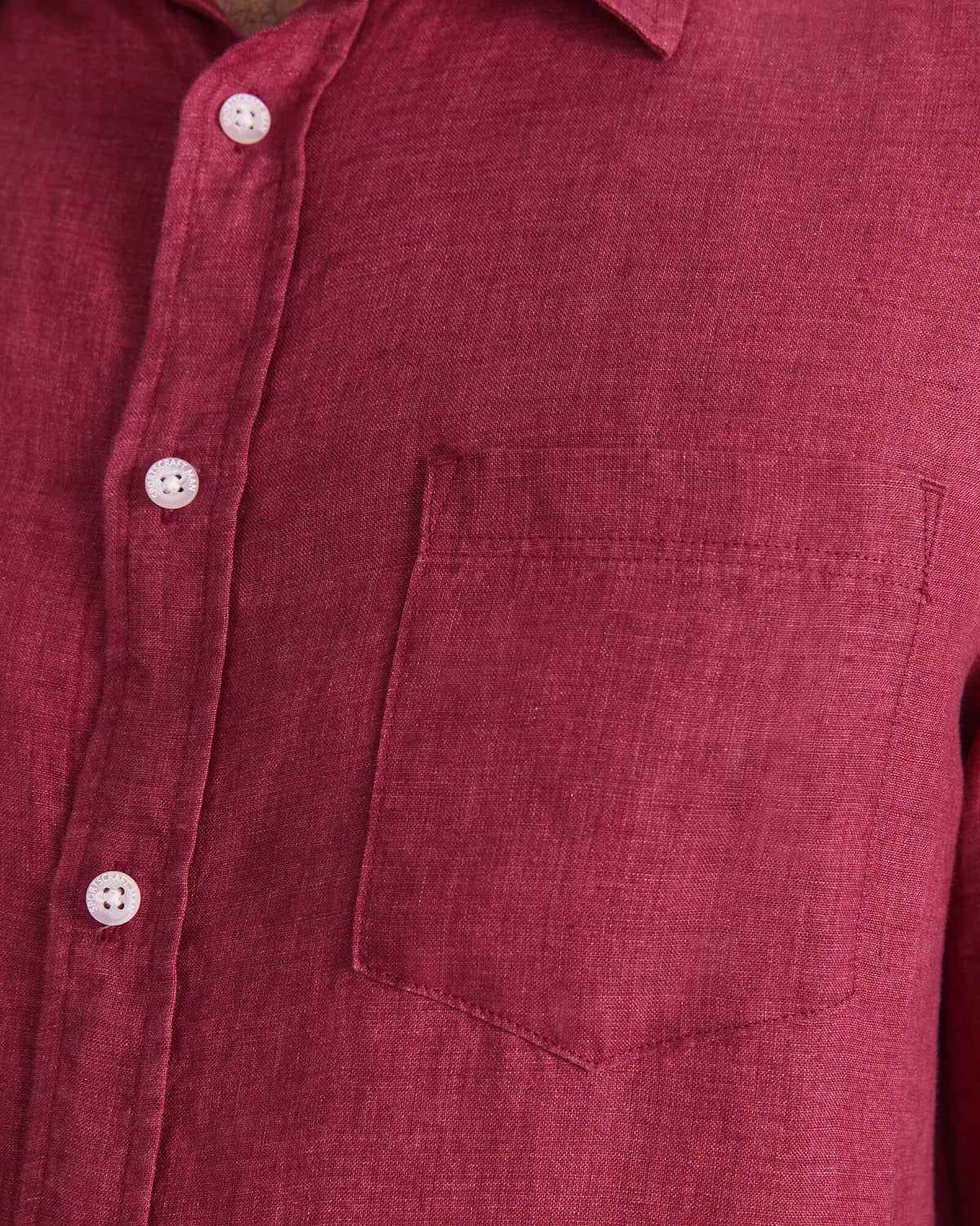 Linen Long Sleeve Delave Shirt