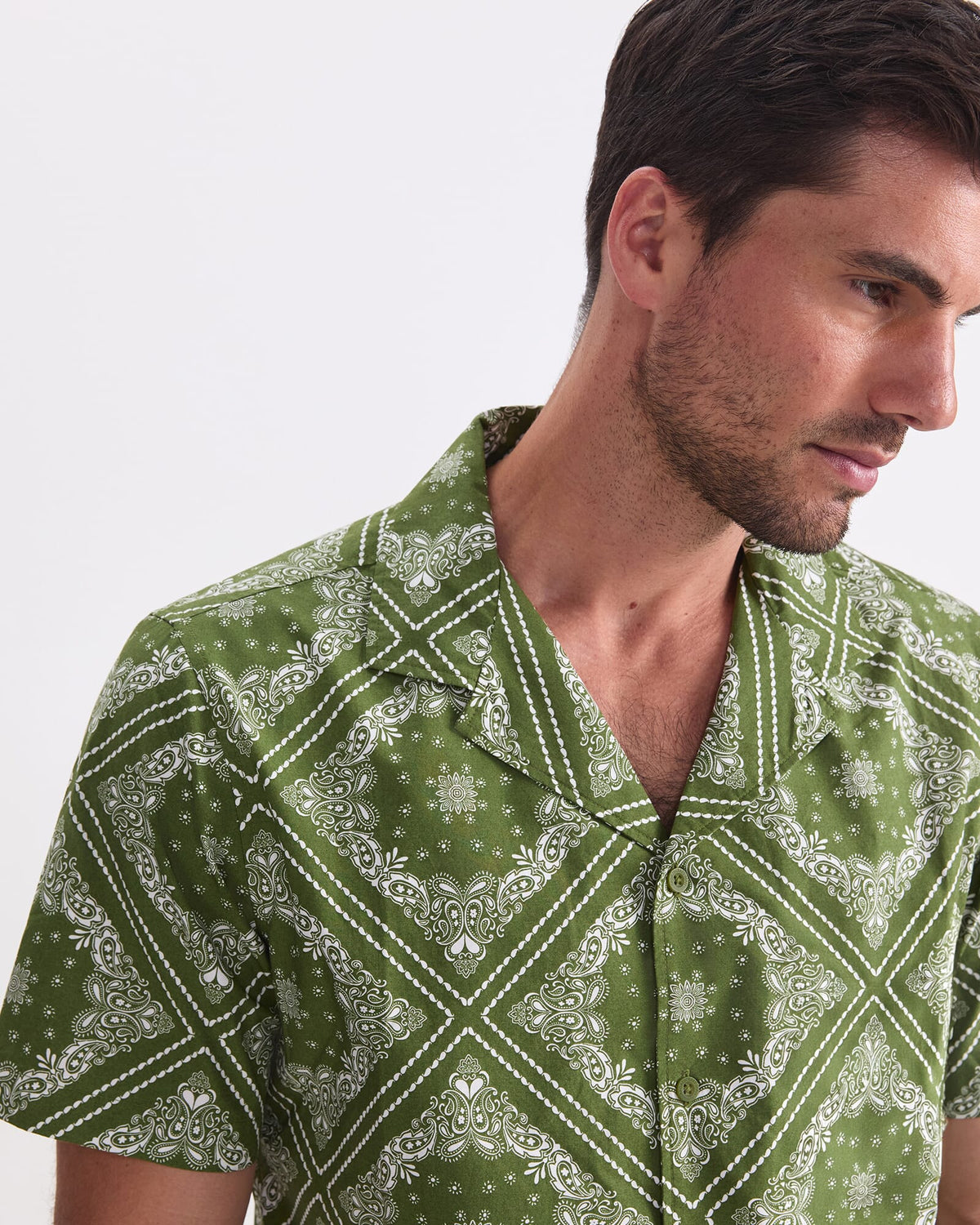 Bandana Short Sleeve Resort Shirt