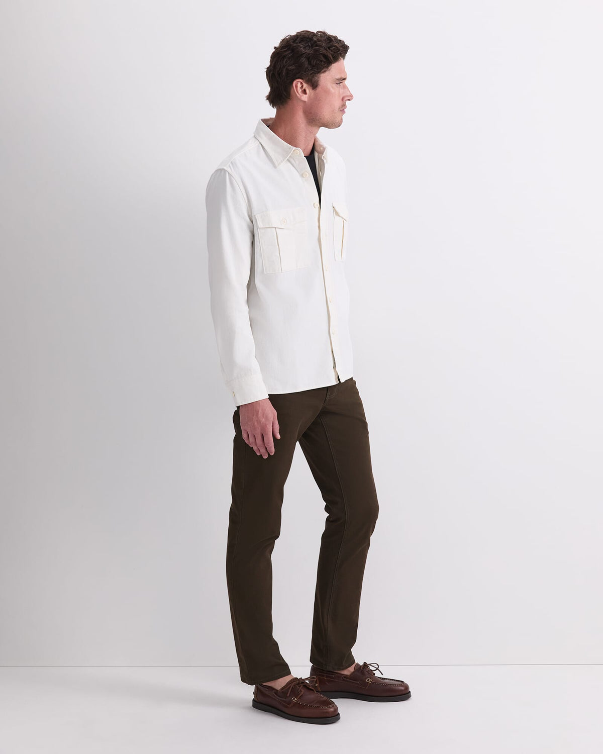 Long Sleeve Double Pocket Overshirt