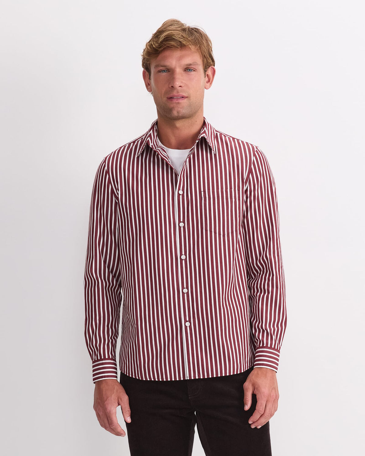Ryan Stripe Long Sleeve Shirt
