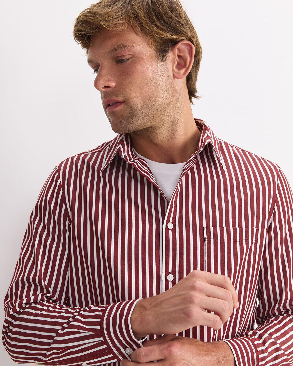 Ryan Stripe Long Sleeve Shirt