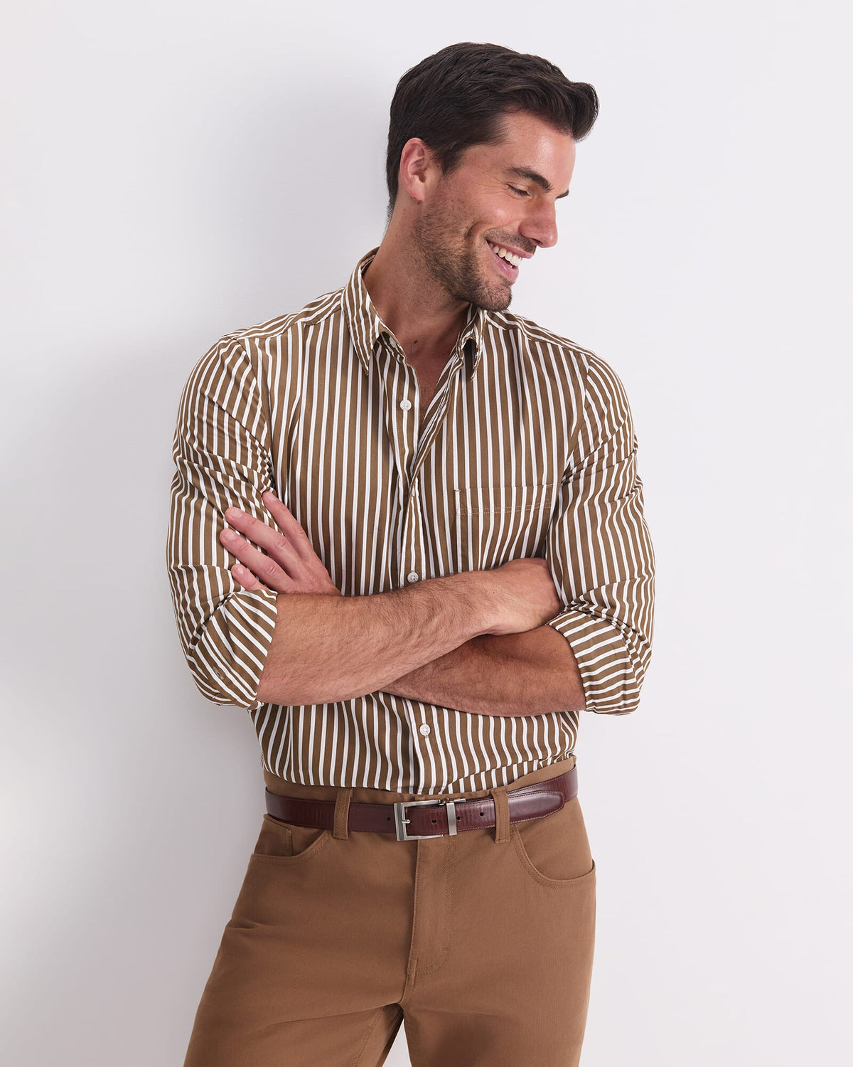 Ryan Stripe Long Sleeve Shirt