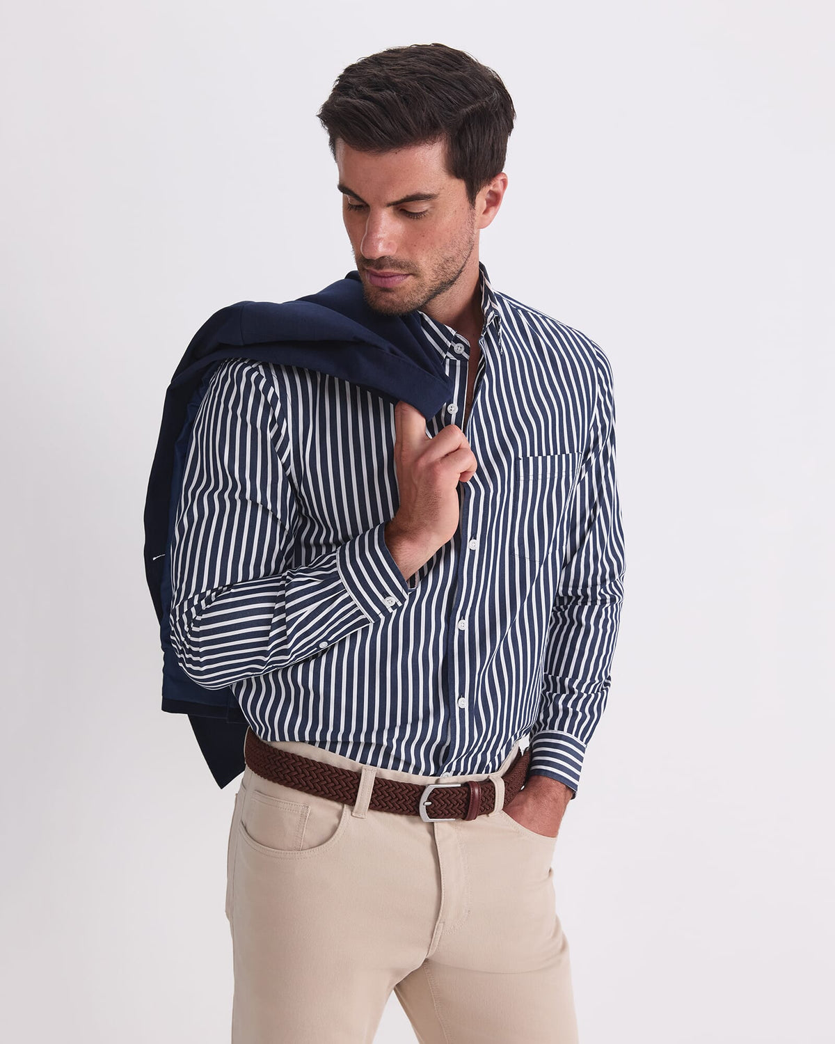 Ryan Stripe Long Sleeve Shirt