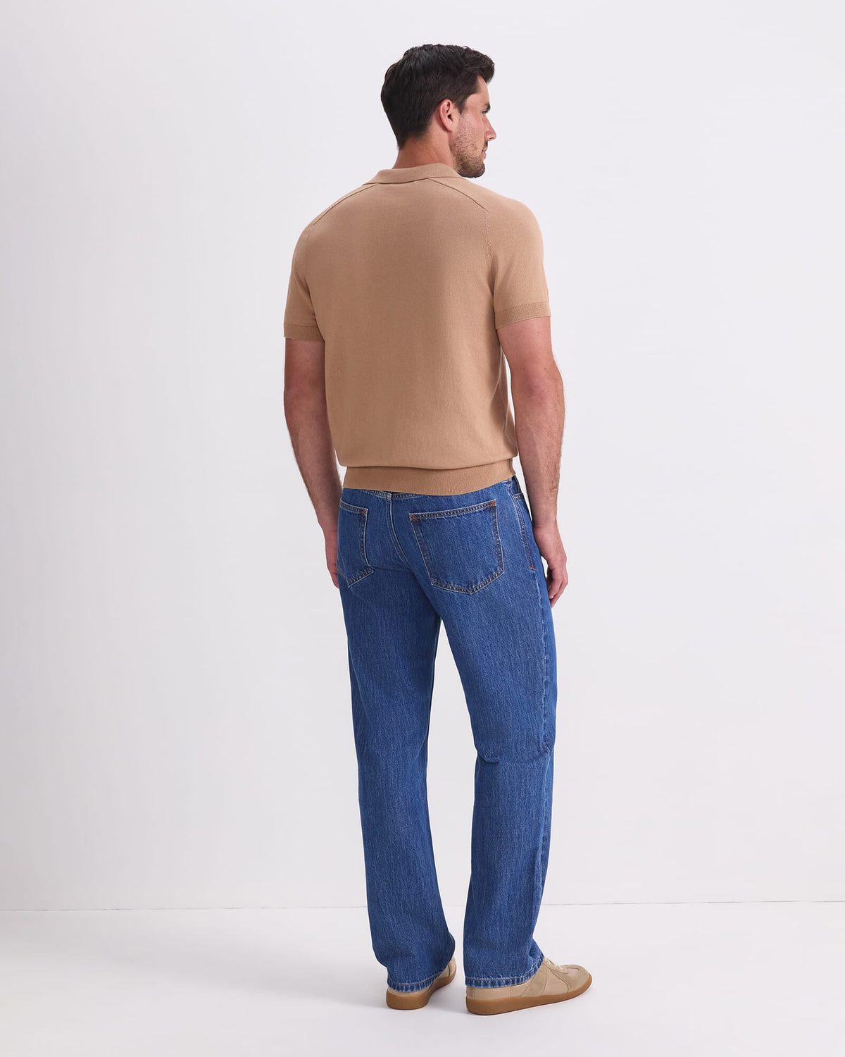 Brookes Short Sleeve Knit Polo