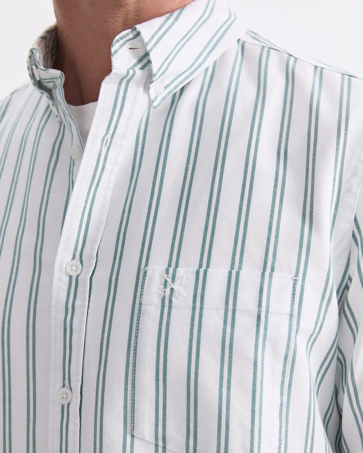 Oxford Long Sleeve Stripe Shirt