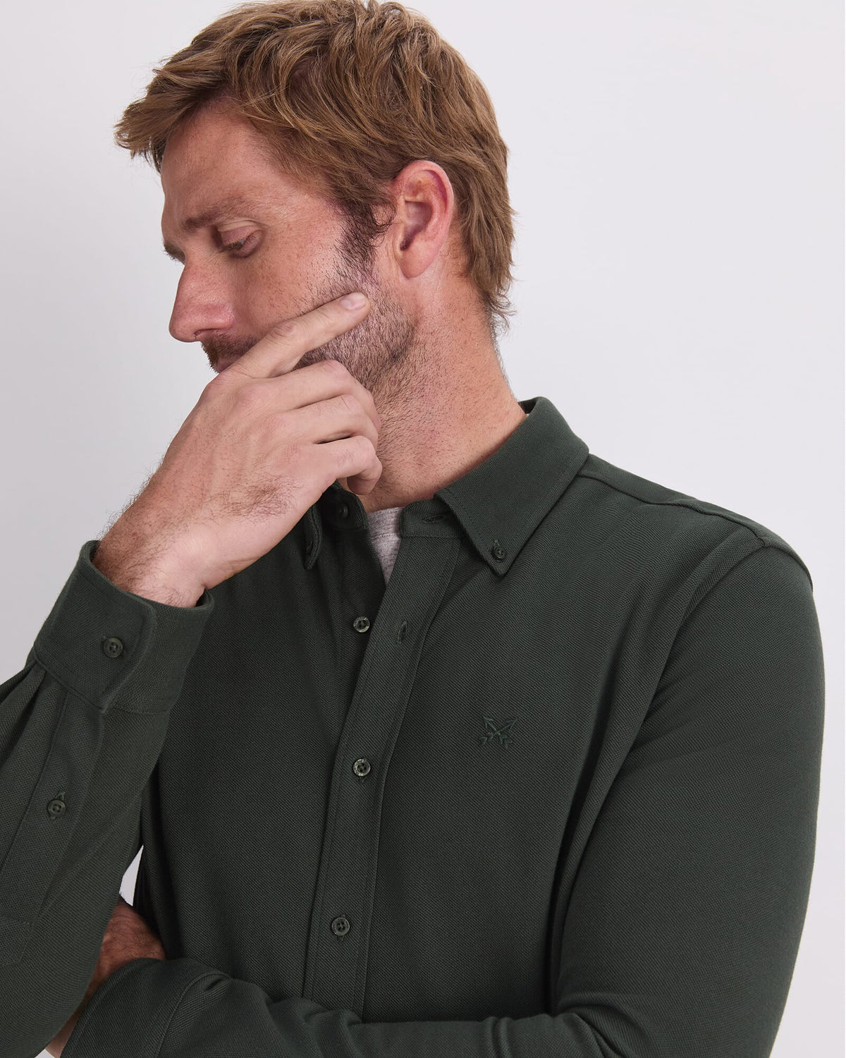 Long Sleeve Pique Shirt