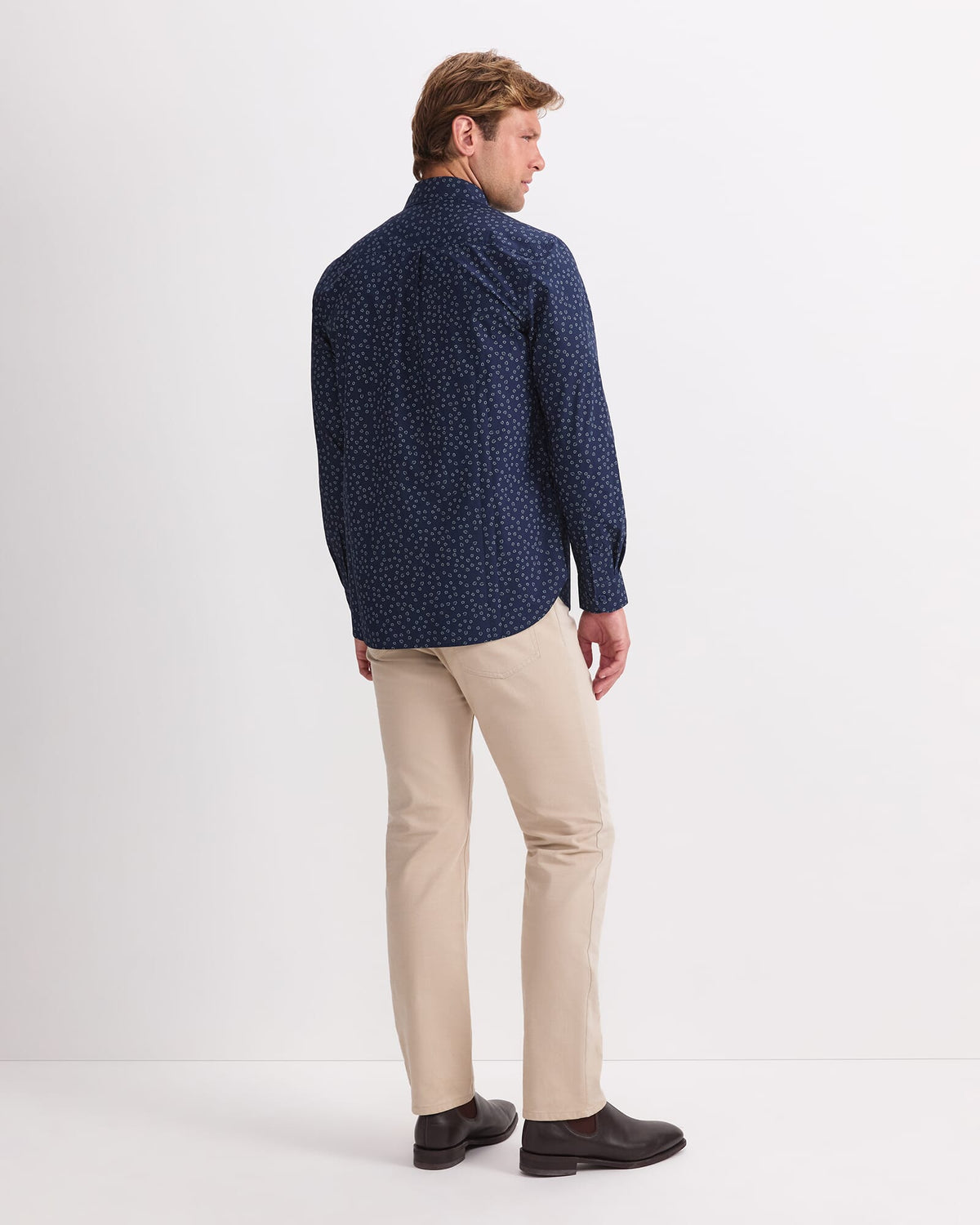 Long Sleeve Wyatt Printed Shirt