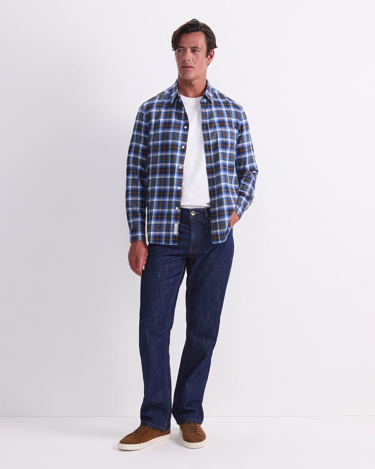 Justin Long Sleeve Flannel Shirt