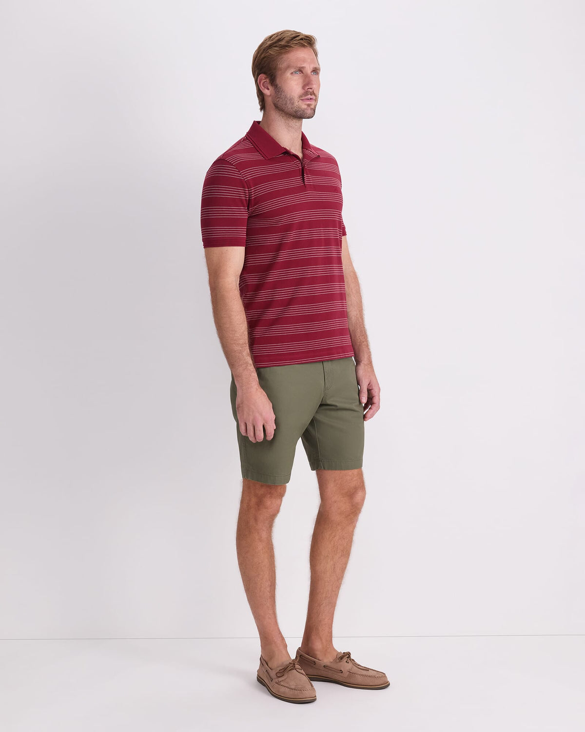 SC Stripe Pique Polo