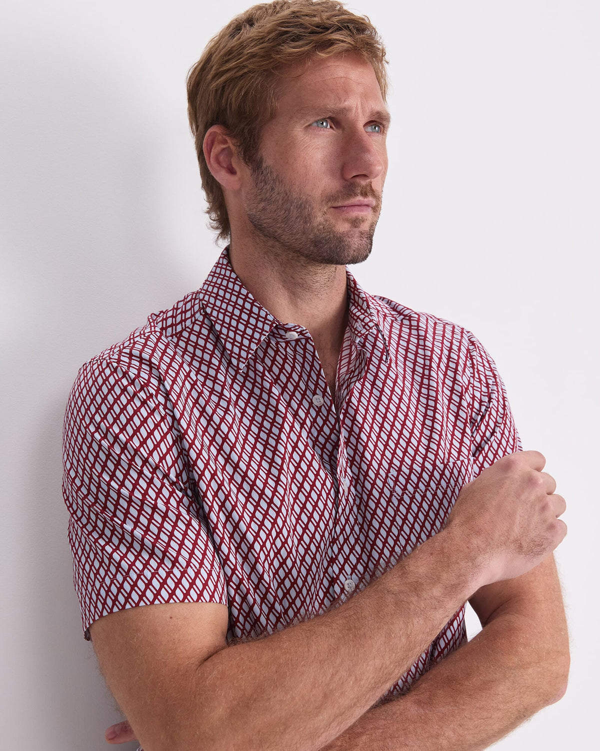 Joss Short Sleeve Print Shirt