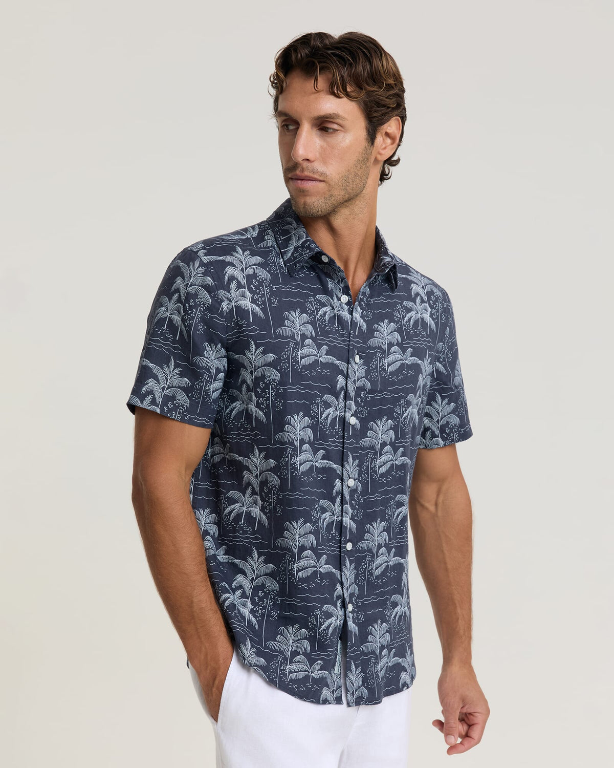 Hamilton Short Sleeve Linen Shirt